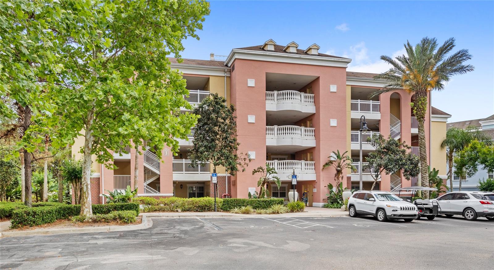 Located in the world-renowned Reunion Resort, this fully furnished, ground-floor end unit offers a rare combination of privacy and convenience, backing directly onto a wooded preserve and including an active Reunion Resort membership for immediate access to world-class amenities. Ideal as a primary residence, second home, or vacation rental, this condo features an open and airy layout with hardwood floors throughout the main living spaces. The eat-in kitchen includes granite countertops, stainless steel appliances, and flows seamlessly into the spacious dining and living spaces. Large sliding glass doors open to a covered patio, creating a perfect indoor-outdoor experience surrounded by nature. All three bedrooms are generously sized, each with its own en-suite bathroom, offering privacy and comfort for guests or family. Additional perks include external storage and proximity to Reunion’s signature golf courses, water park, dining, and more. Whether you’re looking for a rental-ready investment or a refined escape, this home checks all the boxes. Some rental bookings are already scheduled. Reach out today to schedule your tour.
