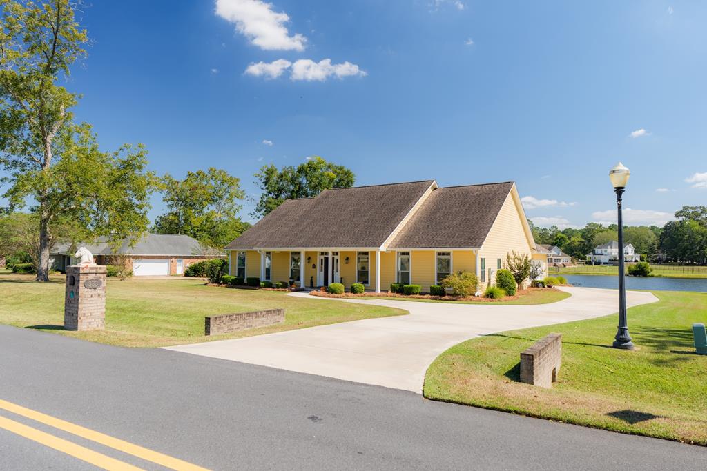 Welcome to Shallowbrook Farms, a peaceful and family-friendly neighborhood conveniently located between Thomasville, GA and Tallahassee, FL. This beautiful one-story waterfront home offers 3 bedrooms, 3.5 baths, plus a dedicated office — perfect for work or study from home.  Featuring an oversized open and split floorplan, the home provides both spaciousness and privacy. Enjoy stunning water views from the main living areas, creating a serene backdrop for everyday living. The kitchen and living spaces flow seamlessly for easy entertaining and family gatherings.  Additional highlights include a two-car garage with abundant storage, ideal for keeping everything organized. This property combines comfort, functionality, and natural beauty — an exceptional opportunity to enjoy tranquil waterfront living in one of the area's most desirable communities.