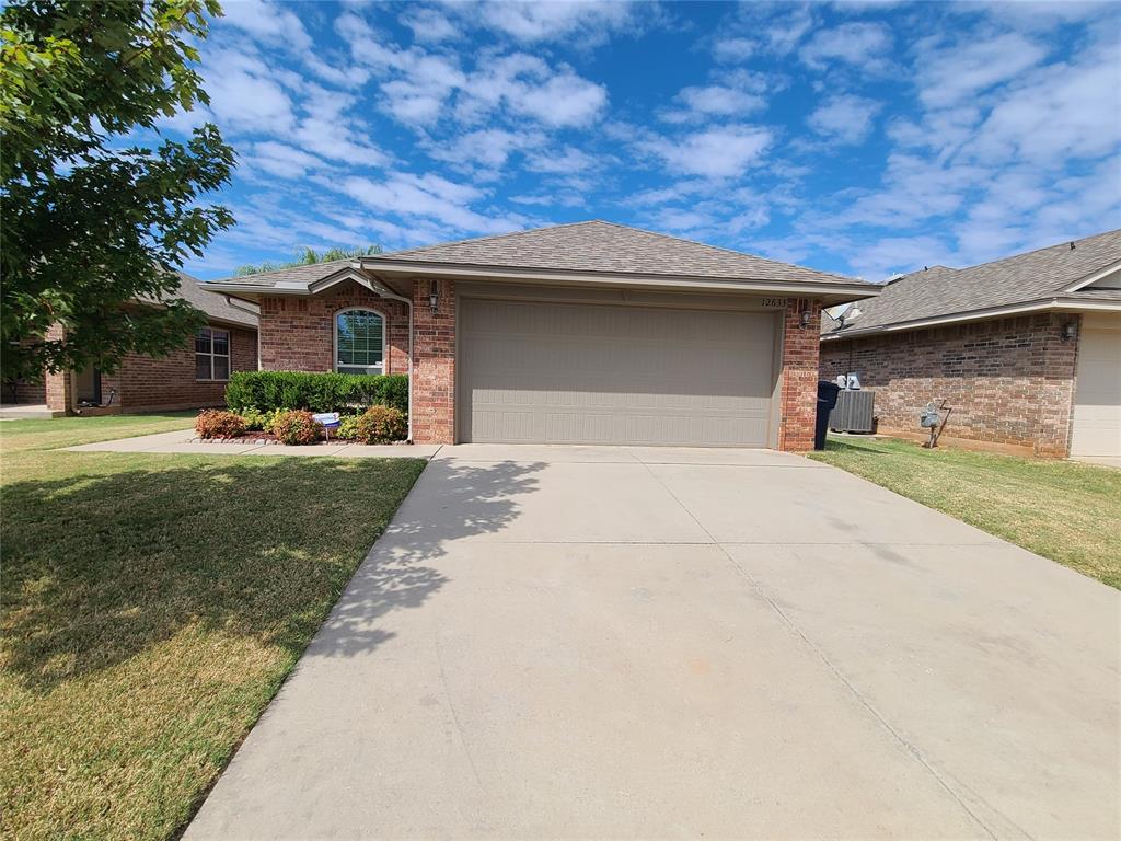 Exceptionally cared-for home situated in a quiet, well-established neighborhood in north OKC. Inside, you’ll find updated wood-look flooring throughout, fresh interior paint, and many thoughtful touches. The spacious living area features high ceilings, abundant natural light, and a partially open layout connecting to the kitchen and dining space. The kitchen offers the ideal setup with granite countertops, a stone tile backsplash, side-by-side refrigerator, dishwasher, and plenty of storage and prep space. The primary bedroom includes a full private bath with a tub/shower combination and a roomy walk-in closet. The additional bedrooms are comfortably sized, and the guest bathroom is conveniently located. Access to the backyard is available from the primary suite, and the yard itself offers just the right amount of space for easy upkeep. Two-car garage included. This home is spotless, inviting, and move-in ready — come see for yourself before it’s gone!