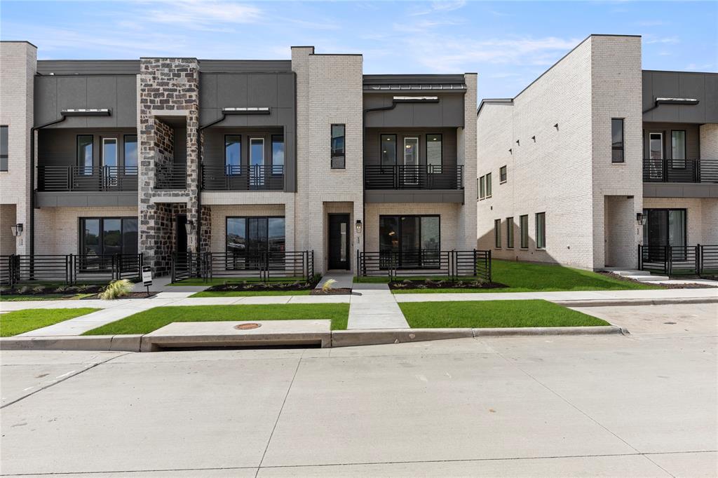 MLS# 20866333 - Built by Ashton Woods Homes - Ready Now! ~ New townhome in the heart of Allen, Texas designed with the Harmony collection showcasing iron finishes and polished whites. The front porch opens to the first floor featuring an open kitchen-living-dining room with solid surface countertops, an eat-in kitchen island, stainless steel appliances, and a walk-in storage pantry. On the second floor, a spacious loft separates the primary bedroom with a walk-in shower glass enclosure, dual vanity sinks, and an ample walk-in closet from the two secondary bedrooms each with their own walk-in closet as well as a full bathroom. Additional features include the front porch, full sprinkler system and landscaping package, energy efficient dual pane windows, energy efficient HVAC, smart home wiring, and much more!