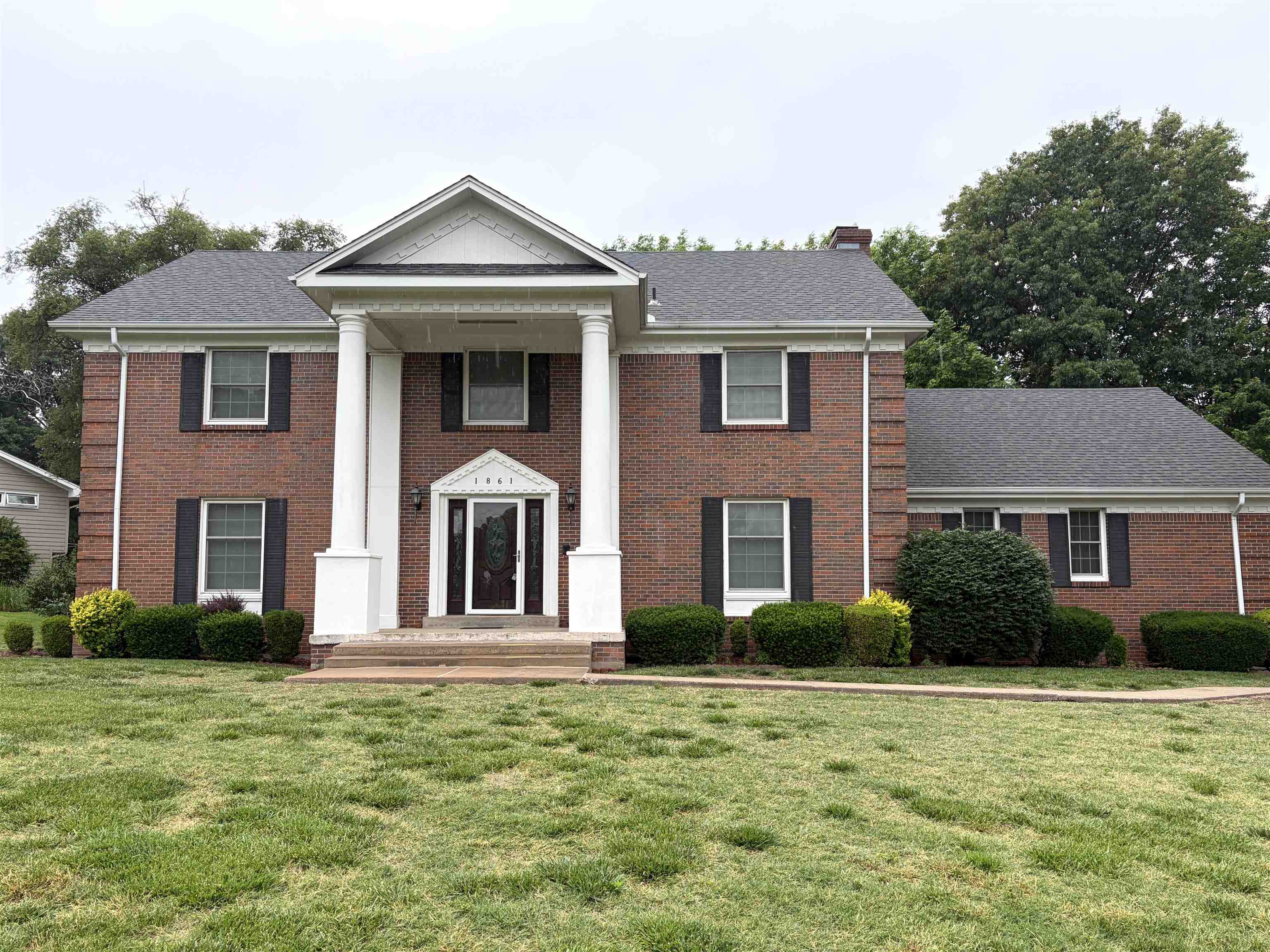 Introducing “Little Graceland”—a bold, unforgettable full-brick beauty packed with space, style, and standout features you won’t find just anywhere! This stunning home offers 4–5 bedrooms with a flexible main-floor room perfect as a bedroom, private office, or den with built in cabinetry and shelves - tailored to fit your lifestyle. From the moment you step inside, you’ll be wowed by the gorgeous wood floors, sun-drenched spaces, and oversized Pella windows that flood the home with natural light. Love to entertain? You’re set. The stunning, fully updated kitchen steals the show with quartz countertops, stainless appliances, double ovens, pantry, and a spacious eat-in area ready for everything from quick breakfasts to holiday gatherings. The formal dining room adds elegance, while the inviting family room - with a gas fireplace, real wood burning with insert—brings the perfect cozy vibe. Upstairs, a welcoming upper landing area creates the perfect transition space—ideal for a reading nook, study zone, or additional lounge. Retreat to your luxurious primary suite featuring two walk-in closets, plus three generously sized bedroomsupstairs. All four bathrooms have been beautifully updated with sleek quartz countertops for a fresh, modern feel.  The basement? It’s next-level. A massive gaming/rec room, a functional lower landing area that enhances flow and usability, two separate storage areas, and there's even a safe room—this is space that works And plays as hard as you do. And don’t forget: zoned HVAC, an oversized 2-car garage, and solid full-brick construction that delivers both efficiency and timeless curb appeal, sitting on a spacious corner lot with a private patio area. ?? Big, bold, and beautifully updated—“Little Graceland” is more than a home… it’s a statement.