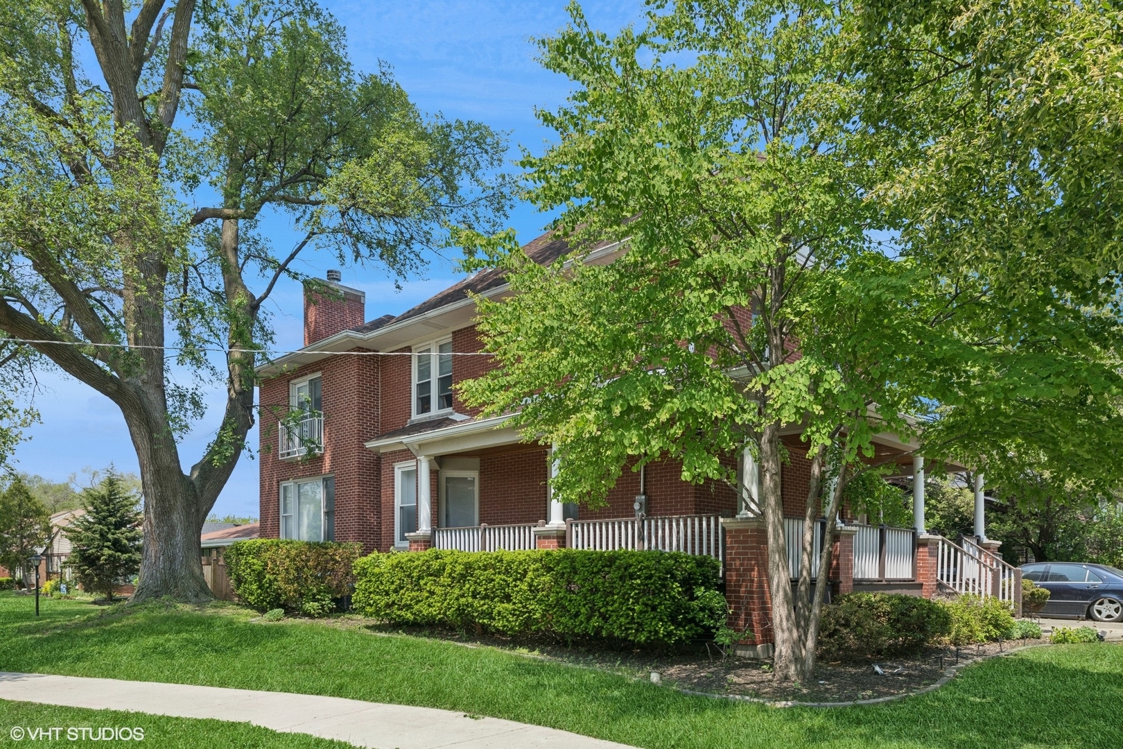 Beautifully renovated home on a corner lot with an amazing location!  This stunning home was completely renovated in 2007!  A great open concept main floor that features an amazing kitchen with custom 42" cabinets, Sub Zero reffrigerator, Wolf Stove and granite coutners.  A large family room off the kitchen that is perfect for entertaining.  The full finished basement with a full bath makes a great recreation area.  Upstairs features four bedrooms and three full baths.  A large primary suite with custom closet organizers and a beautiful en-suite bath.  The walk up attic makes an additional great space for an office, play area, or a fifth bedroom.  The covered front porch gives this home great charm and character.  Two car attached garage!  A convenient location just two blocks from the Yellow Line.