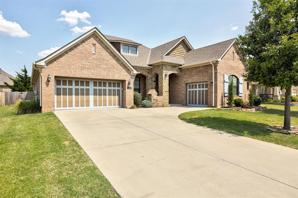 Stunning west side Norman home...welcome home! Pull into your new driveway and step through the front door to find everything you've been looking for. This home features soaring ceilings, an open concept floor plan, designer paint colors, wood floors, and a floor-to-ceiling stone fireplace. Add in crown moulding, blinds, a gas cooktop, kitchen island, Wi-Fi sprinkler system, whole-home generator with automatic transfer switch, storm shelter, and stainless steel appliances, it's packed with thoughtful upgrades.The primary suite is huge, with a dreamy walk-in closet. All bedrooms are conveniently located on the first floor, plus there's a massive bonus room upstairs.And if that weren't enough, head out back to your covered patio with an extended pergola. You'll find a built-in outdoor kitchen with a fridge, kegerator, built-in trash can, and plenty of counter space. On those chilly Oklahoma evenings, cozy up under the stars next to your private fire pit.Schedule your showing today, you won't be disappointed!