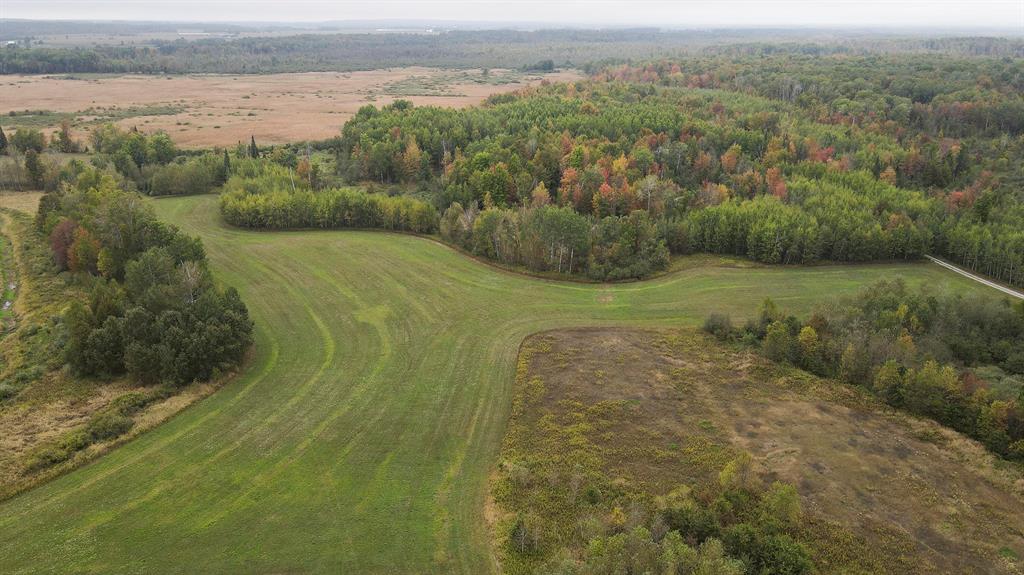 How does a 60+/- acre lake teaming with ducks, lots of ducks, and lots of geese sound? How about 1340+/-/- acres of untouched deer woods with 60-70 acres of prime food plots ready to hunt? Too many rubs and scrapes to count literally... hundreds of them. Trees shredded from your chest to the ground. It sounds a bit far-fetched, but we can show it to you. The property has been hunted with very low pressure for the past five years, with several deer in the high 140s and low 150s taken. I'm telling you I have been on hundreds of hunting properties in the past 9 years and have never seen anything like this one.

On our first drive through the property, we saw well over 60 deer and found 6 shed antlers lying in one food plot. I can't imagine what must be in and around the bedding areas. Deer trails are like cattle trails and are everywhere. The waterfowl hunting is equally amazing with one permanent duck blind, but more portables can be used anywhere. We walked up to a chunk of flooded timber and blew up 10+ wood ducks and too many mallards to count, not to mention the geese all over the water. The lake is 100% controllable; it can be flooded for waterfowl season, then drained down for deer season. We are told that during the rut, when the lake is drained, several bucks can be seen chasing does in the high grass where the lake was. In short, this may be one of Michigan's best deer and waterfowl hunting properties, and we don't say that lightly. The road/trail systems on the property have been very well maintained and are in excellent condition. All the food plots, stands, and blinds can be easily reached. This property will make someone a true hunting and recreational paradise, or perhaps you and your hunting buddies want to partner in a property. This is the perfect property for that. The cabin on the parcel sleeps a minimum of 8 with room for more. The 15-foot giant real stone fireplace offers a great place to share the stories from a day or enjoy a cocktail after the hunt. Call us today at 989-600-4112 to schedule