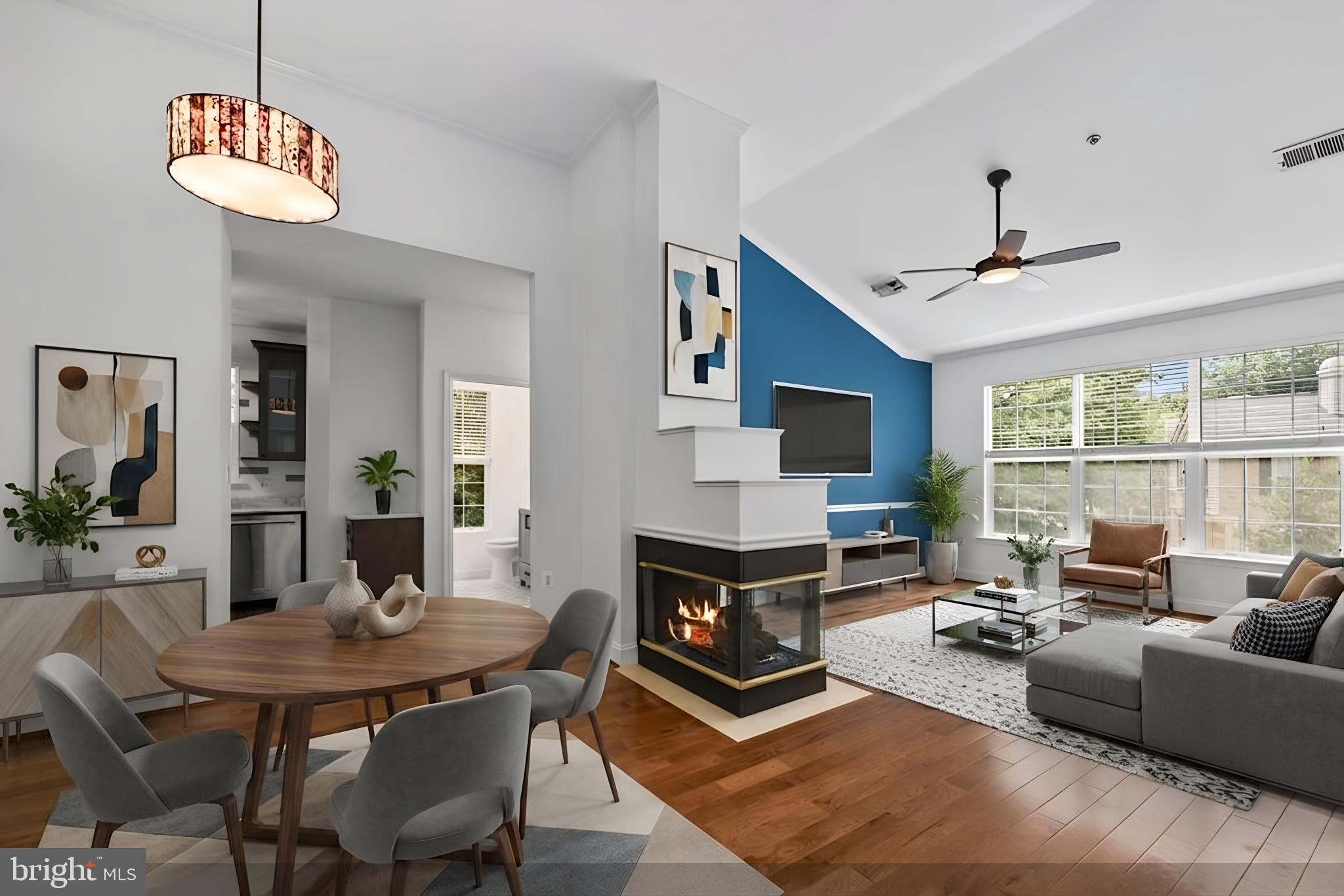 Welcome to sought-after Sutton Ridge in North Reston! This beautifully maintained two-level condo offers the perfect blend of privacy, space, and convenience with a private one-car garage and an open, light-filled floor plan. The main living area features soaring vaulted ceilings, a cozy gas fireplace, and access to a private balcony overlooking mature trees. The open-concept kitchen flows seamlessly into the dining and living spaces, creating an ideal layout for both everyday living and entertaining. A versatile loft area provides the perfect space for a home office, reading nook, or flex room. The spacious primary suite offers ample closet space and an en-suite bath, while a generously sized second bedroom and full hall bath provide comfortable accommodations for guests or family. Additional highlights include upper-level laundry, abundant natural light, and plenty of storage throughout. Enjoy all that Reston living has to offer, including pools, tennis courts, walking trails, playgrounds, and community amenities. Ideally located just minutes from Reston Town Center, North Point Village Center, Metro access, major commuter routes, shopping, dining, and Dulles International Airport. Don't miss this opportunity to own a charming home in one of Reston's most desirable communities!