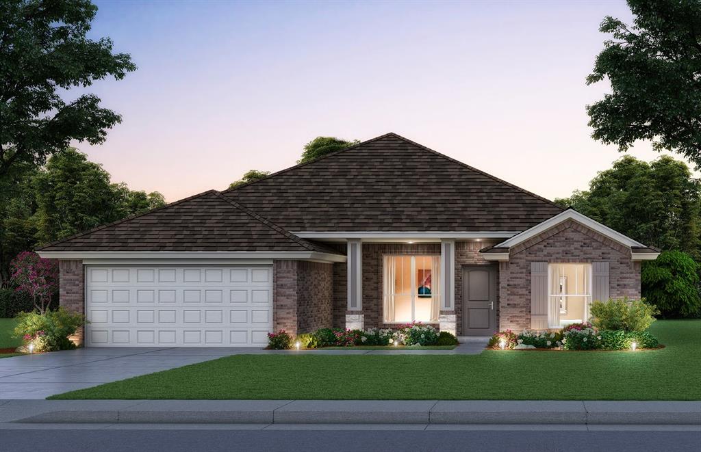 Welcome to the Chelsea—one of our most versatile floor plans, sitting on the largest remaining lot in The Grove, nestled in a desirable cul-de-sac. With a stunning exterior, massive covered front porch, and spacious covered back patio, outdoor living is a dream. Inside, you’ll love the open-concept layout with 4 large bedrooms, 2.5 baths, and a HUGE bonus room perfect for a playroom, media space, or home theater. The kitchen is a showstopper, featuring a freestanding island, soft-close cabinets, stainless steel appliances, quartz countertops, and under-cabinet LED lighting. Built with enhanced structural integrity and tornado safety features, this home also delivers exceptional energy efficiency to help keep utility costs low. Located in The Grove Community, offering resort-style pools, clubhouses, fitness centers, playgrounds, trails, sports fields, stocked ponds, and an on-site school in the top-rated Deer Creek District. Comes with a 1-year builder’s warranty and 10-year structural warranty. This home won't be on the market for long, Schedule your showing today!