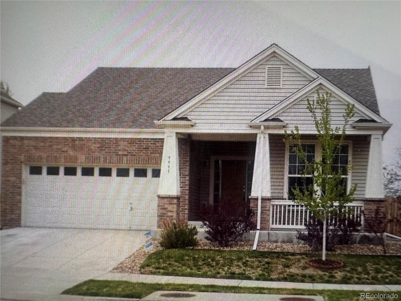 Incredible Value! Beautiful ranch-style home in desirable Buckley Ranch, featuring a charming covered front porch and a flowing open floor plan with 9-foot ceilings, tall doors, and beautiful Luxury Vinyl Plank floors throughout the main level. The spacious dining area off the kitchen is filled with warm light, while the spacious kitchen offers 42" cabinetry, granite countertops, large sink, electric cook top, a pantry, and an eating area. The inviting living room boasts plenty of natural light, and direct access to the sunroom.  The back includes a nicely sized back patio. The private primary suite features large windows, a custom walk-in closet, and a well-appointed bathroom with modern lighting, granite countertops, and tile floors. Two additional bedrooms share a generous bathroom with dual sinks, granite counters, and upgraded tile. Additional main floor highlights include main-floor laundry. Open staircase leads you to the finished basement offering an additional bedroom, a bathroom, rec room, plus a new water heater (2023) as well as a two-year-old AC unit. Oversized two-car garage providing exceptional space for vehicles, recreational gear, or a workshop. Ideally located just a block from Fronterra Park, Second Creek Open Space, playgrounds, and miles of trails through the National Wildlife Refuge, with elementary and middle schools nearby, convenient access to shopping and dining, and quick connections to E-470, I-76, I-25, and the airport.