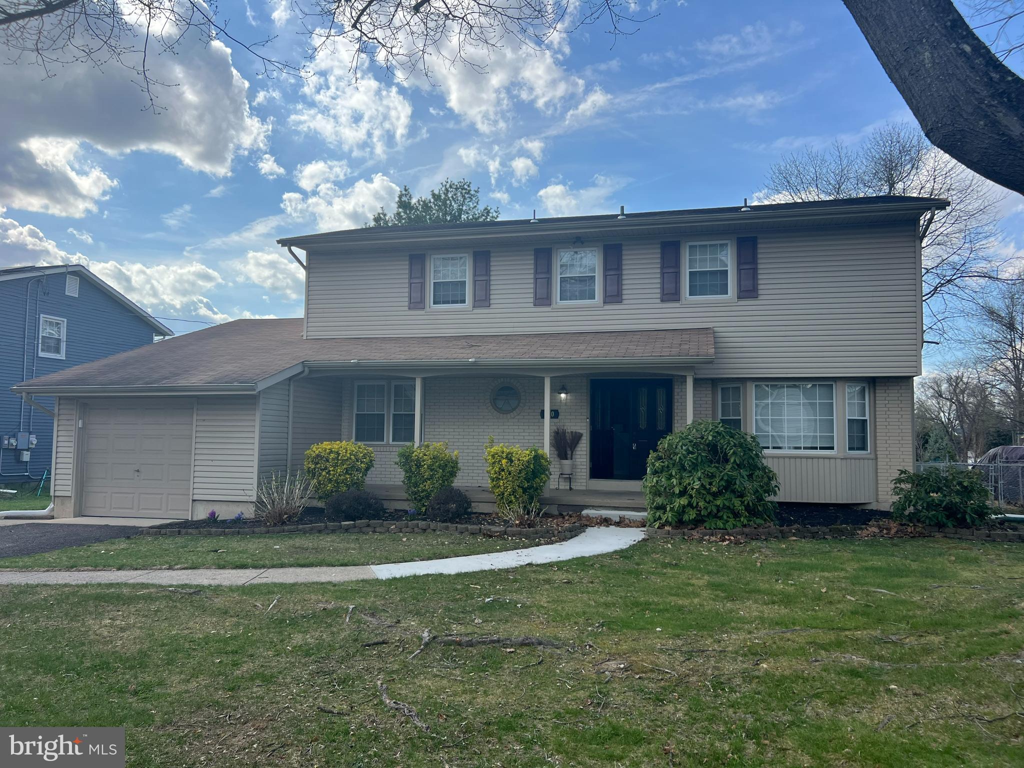 Large expanded 2 story Colonial in Surrey Place West is now available for rent. First floor master bedroom with walk-in closet and full bath allows for generational living. 4 bedrooms on the second floor all with large closets and updated bathrooms. 3 season sunroom overlooks rear yard. family room with fireplace, first floor laundry is conveniently located off the Kitchen. Formal dining room for entertaining. Finished basement offers gaming area, kid's playroom and large storage area. The rear yard offers a large deck overlooking a paver patio with Gazebo.