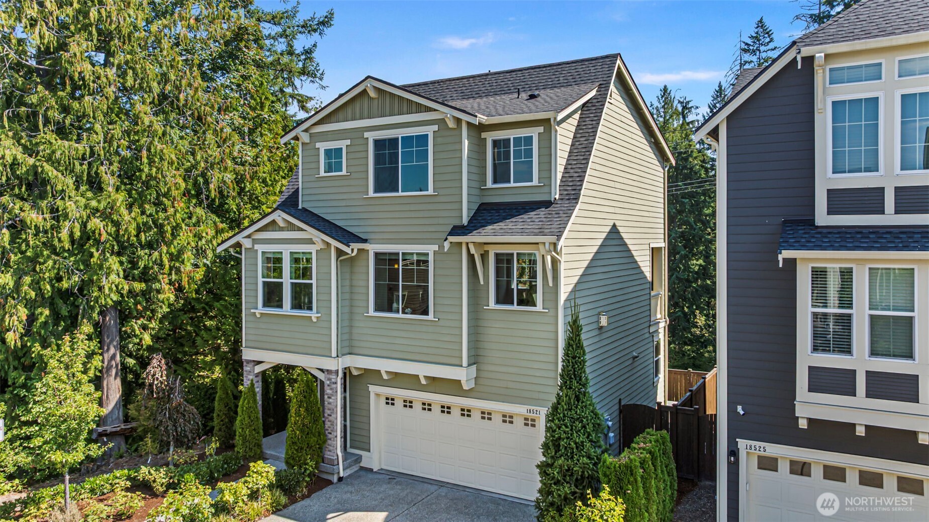 Charming corner-lot home in desirable Timber Creek community. This beautifully maintained residence offers comfort, privacy, and a connection to nature. Built by Toll Brothers, the home features a bright, open-concept floor plan with spacious great room, 3 spacious bedrooms/2 full bathrooms on upper level, 1 bedroom on lower. Enjoy high-end finishes throughout with quartz counter tops/SS appliances/tankless water heater/newly installed AC; front yard sprinkler system; fenced backyard; excellent community amenities including clubhouse, swimming pool, sports court, playground, etc. Over 50 acres of preserved greenbelt surrounding the community; plenty of trails and parks nearby. Top-notch Northshore schools. Quiet neighborhood. $4000.00 credit towards buyer closing cost.  Don't miss it.