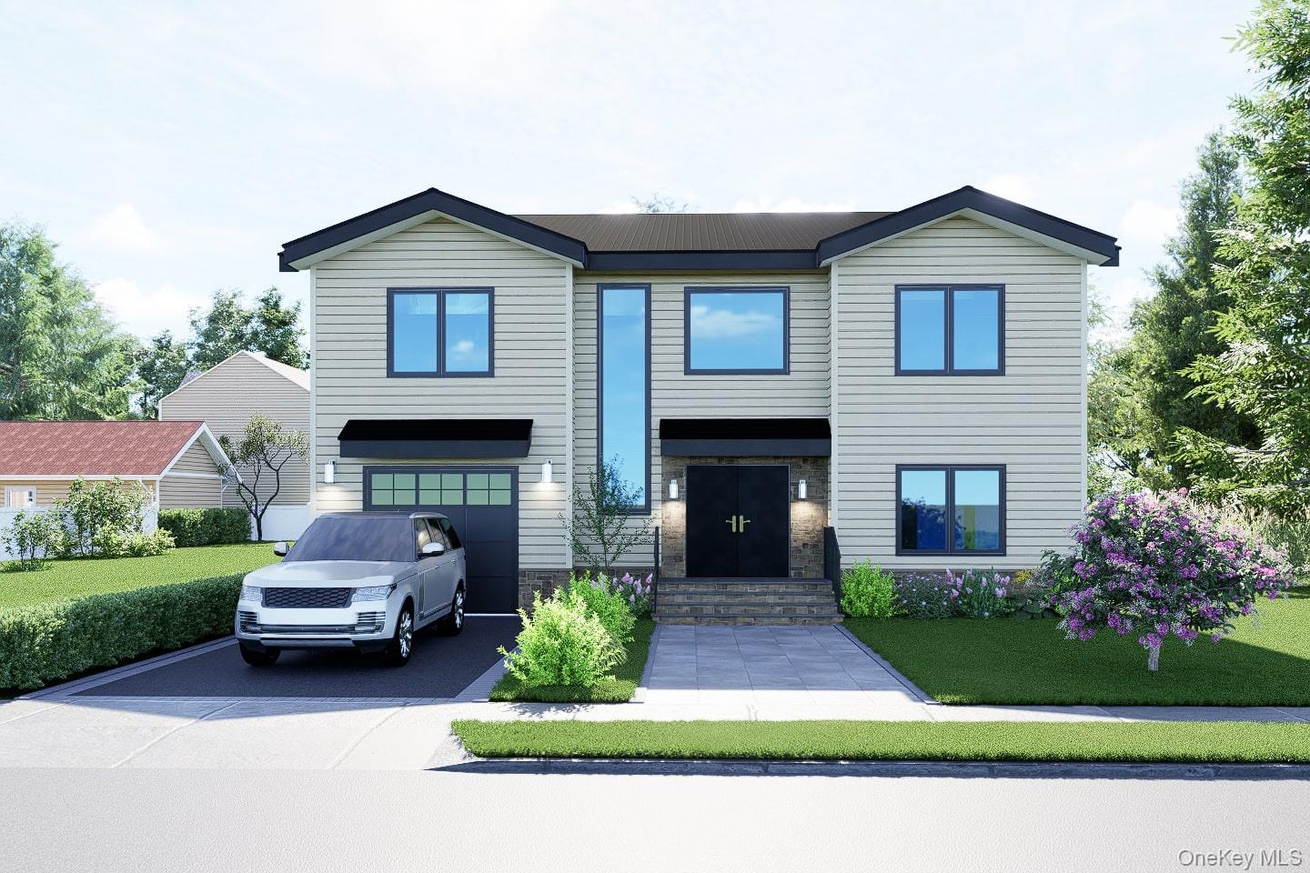 Stunning 5-Bedroom, 4.5-Bath Colonial New Build in Bellmore! Blending timeless elegance with modern luxury, this brand-new home within one of Long Island’s top-rated school districts is anticipated for completion in late Fall 2025. Designed with soaring 9-foot ceilings, oversized custom windows, and wide plank white oak flooring, the home is filled with natural light and sophisticated detail.

The chef’s kitchen features quartz countertops, a large island, stainless steel appliances, and natural gas cooking, flowing seamlessly into the dining area, family room, and formal living room with fireplace. A first-floor bedroom suite with private bath is ideal for guests or multi-generational living.

Upstairs, the primary suite is a true retreat with an expansive walk-in closet and a spa-like en-suite bathroom complete with dual vanity, a soaking tub, and a glass-enclosed shower. A junior suite with its own private bath provides another luxurious space, while two additional large bedrooms share a full bathroom, ensuring comfort for all.

The partial basement offers a 7-foot ceiling and excellent flexibility for storage or future finishing. Outdoors, the private backyard is fully enclosed with PVC fencing and two gated entries. A paver patio makes the space perfect for summer barbecues, entertaining, or simply relaxing.

This home is built with convenience and efficiency in mind, featuring spray foam insulation, in-ground sprinklers, a power chandelier lift, and central air with forced hot air heating. An extra-deep attached garage with tall ceilings provides ample room for storage, while a smart doorbell and camera system bring peace of mind.

Buyers have the opportunity to go under contract now and customize interior finishes. **Photos shown are a mix of 3D renderings, proposed plans, and images from the builder’s prior projects for illustrative purposes**