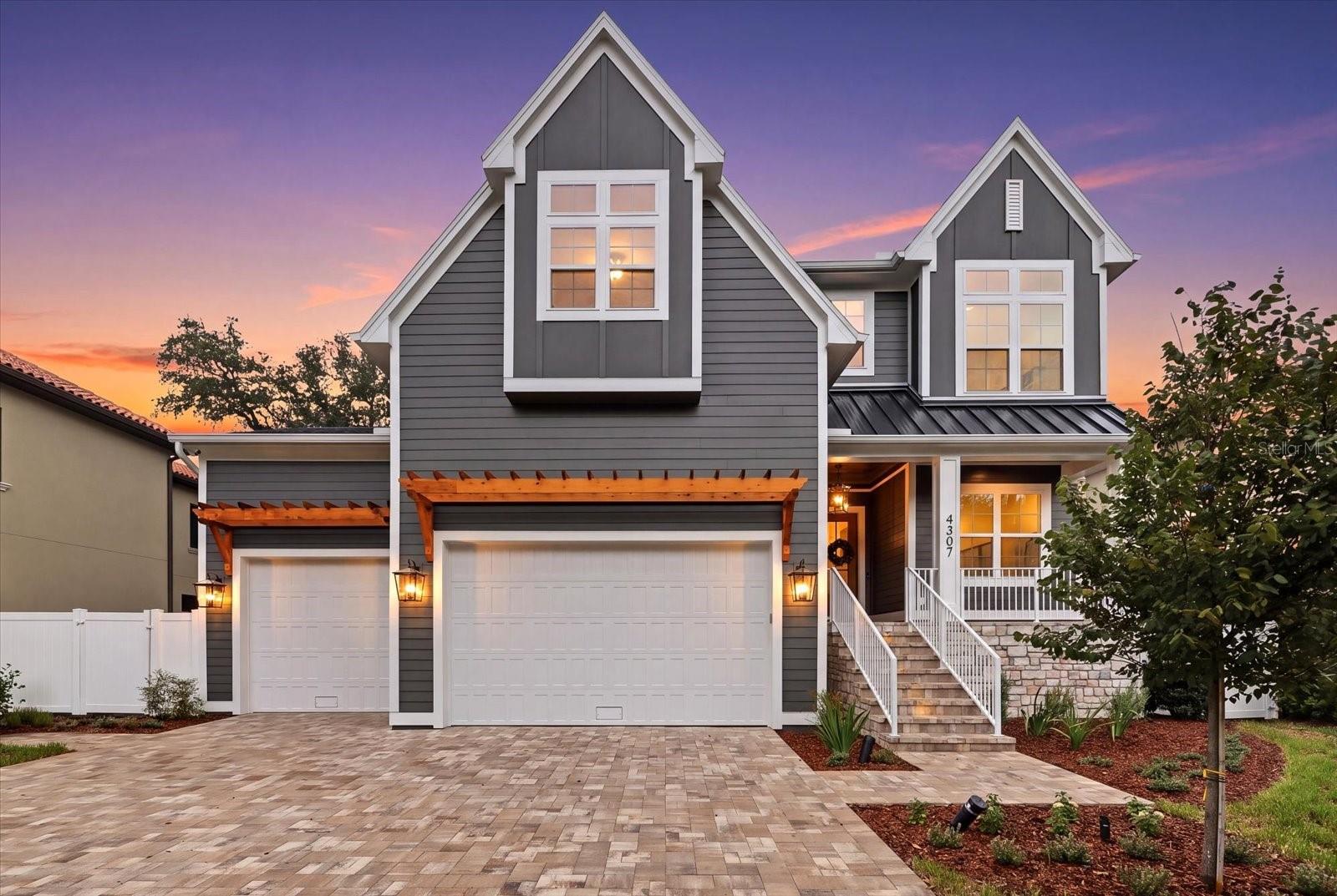 NEW CONSTRUCTION. In the heart of coveted Maryland Manor, one of South Tampa’s most sought-after neighborhoods, this exceptional new construction residence offers the rare opportunity to secure a luxury home with exceptional finishes to compliment your extraordinary lifestyle.Thoughtfully designed for the discerning buyer, this custom-built residence seamlessly blends timeless architecture with elevated modern living, showcasing impeccable craftsmanship and the uncompromising quality of a premier luxury builder known for exceptional attention to detail and superior construction standards. This home is centered around an extraordinary indoor-outdoor living experience offering an expansive COVERED lanai with a fabulous summer kitchen, and seamless indoor-outdoor flow designed for year-round enjoyment and effortless entertaining.Inside, the chef’s kitchen serves as the heart of the home, featuring bespoke cabinetry, premium Fisher & Paykel appliances to include a 48"  GAS RANGE with DOUBLE OVEN, DOUBLE DRAWER DISHWASHER,  exceptional 30" refrigerator, 30" freezer, COFFEE BAR, POT FILLER, an OVERSIZED island, and refined finishes curated for both beauty and function. Sun-drenched interiors are enhanced by abundant natural light, soaring ceilings, and thoughtfully placed windows that create warmth, openness, and a true sense of serenity.Each of the FIVE SPACIOUS bedrooms offers its own en-suite bath, providing exceptional privacy and comfort for both family and guests. Every detail has been intentionally selected to deliver a sophisticated yet livable design that feels both luxurious and welcoming. Luxury-forward design features include SPRAY FOAM insulation, 25 Seer Carrier Infinity HVAC, Kohler WHOLE HOUSE GENERATOR (26kw air-cooled), pre-wiring and structural readiness for future elevator installation. Home automation package with cameras included, Hardie Board siding, Meon Flo leak prevention system, and level 5 drywall finish. Beyond it's stunning design, this home boasts exceptional livability with a 3-car garage pre-wired for an electric car charger, DOUBLE WASHER AND DRYER set-up in laundry room, gracious covered front porch, OVERSIZED side yard, and extensive storage. This is more than new construction—it is a rare opportunity to secure a statement home in one of Tampa’s most desirable locations where design and craftsmanship come together to create something truly exceptional. Don't miss watching the video with some "AI generated enhancements" cooking in the kitchen and playing in the yard!