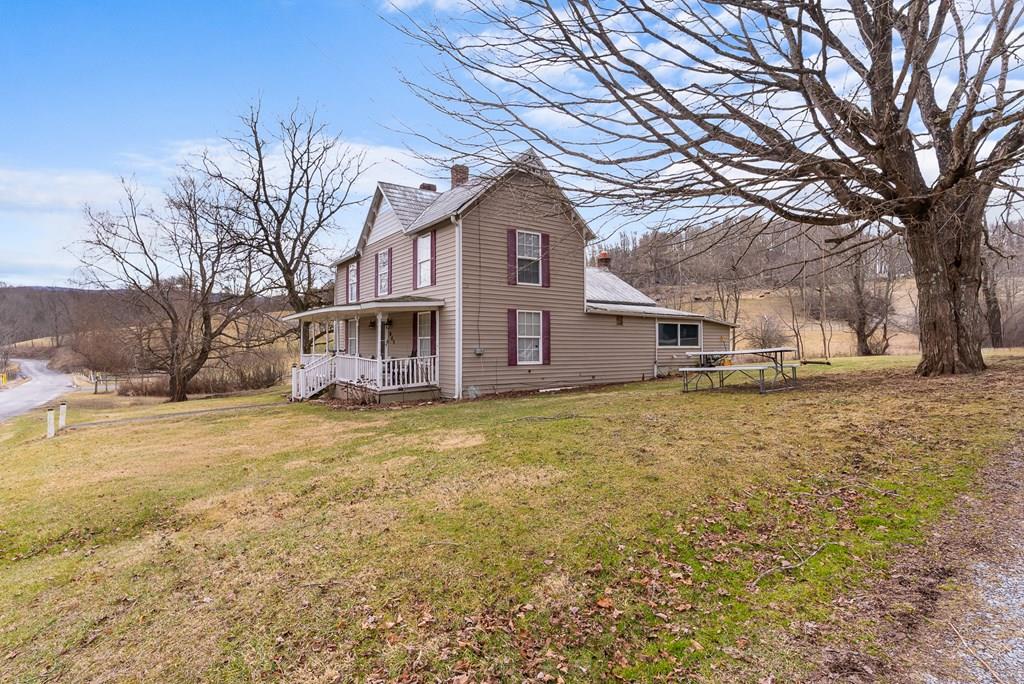 Check this property out, where you'll find 2.5 acres of scenic countryside, complete with a gently flowing stream, a natural spring, and plenty of outdoor storage space for tools, hobbies, or equipment. Inside, the home has been thoughtfully updated with newer flooring, HVAC, and an upgraded kitchen featuring newer appliances, along with a beautiful stone foundation that adds timeless character. A unique highlight is the second lot, which currently serves as an income-producing opportunity through lot rent. The next owner can continue that use, or tailor the lot to best fit their own plans and lifestyle. Conveniently situated only minutes from Interstate 81 and close to Marion's local amenities, this property offers both the tranquility of country living and the ease of nearby access.