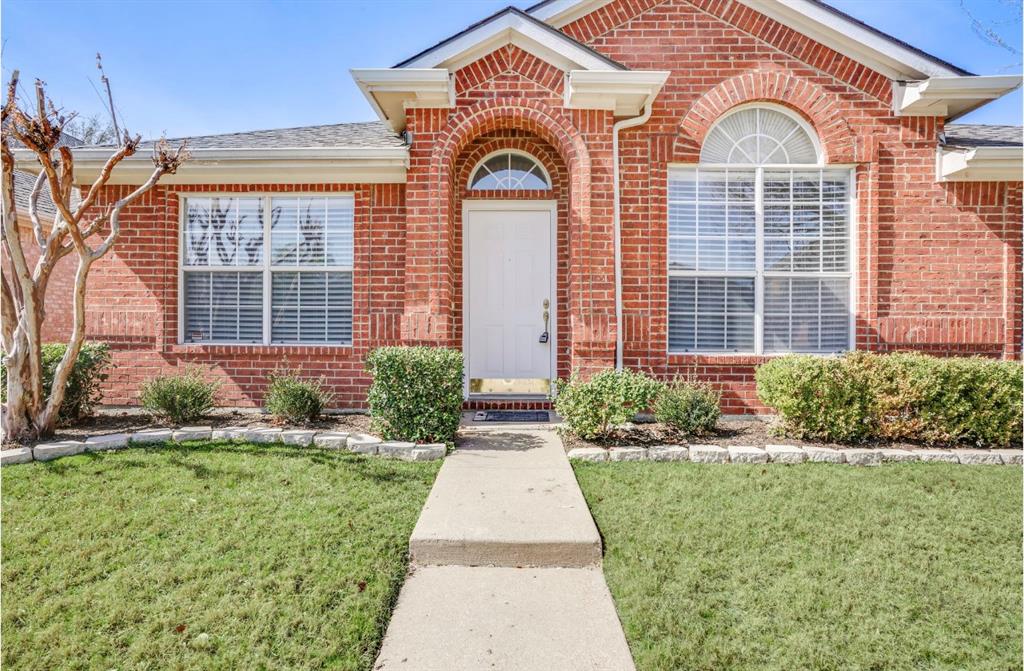 Welcome to your new home!  Extraordinary and exemplary gated home in Irving, zoned to Carrollton ISD! As you walk in, you will be greeted with beautiful wood laminate flooring. Freshly painted throughout, there is nothing in this home that will disappoint.! This 3 bedroom and 2 bath comes with fully equipped kitchen, refrigerator, and many upgrades including granite counter tops throughout and beautiful breakfast bar to entertain and cook away!  The primary bedroom is very nicely sized and has ensuite bathroom with separate shower, garden tub, double sinks, and walk-closets. The secondary bedrooms are greatly sized.  HOA covers the front yard! Come take a look, it will not last! Home will be available after July 1, 2026.