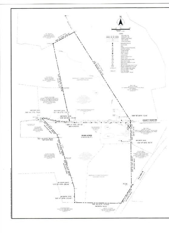 Nestled in the heart of Farmersville, Texas, this premier 99.686-acre property offers a prime opportunity. Just south of Hwy 380 and west of US Hwy 78 on CR 606, between State Hwy 78 and CR 557. Boasting frontage on both CR 606 and US Hwy 78. The land has barbed wire fence. The north property tract is conveniently located near an Atmos gas pipeline, approximately 20 yards east, running from Oklahoma to Lake Ray Hubbard, and a main water line starting just north of CR 606. Comprising three distinct tracts—Tract 1 with 2.00 acres and a house, Tract 2 spanning 40.76 acres, and Tract 3 covering 56.869 acres—this expansive parcel offers endless possibilities for development, agriculture, or investment in a rapidly growing area.