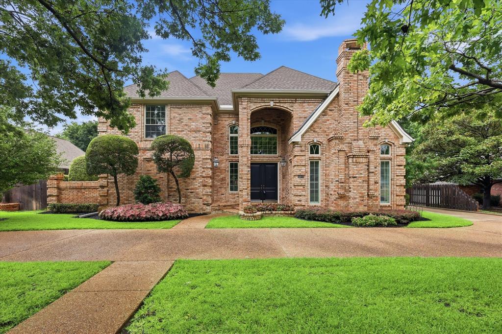 Immaculately maintained one owner home in desirable Woodland Hills. This stunning custom-built home features 5 bedrooms, 4 baths, 3 living areas and 3 car garage. Fantastic curb appeal with lush lawn, mature trees and circle drive. Intricate millwork throughout, abundant light and large living areas. Amazing outdoor space includes pool and spa, covered sitting area, lush landscaping. 5th bedroom suite upstairs has laundry hookup, kitchenette and private entrance. Community features walking trails, ponds, basketball and is near the new HEB and shopping centers. Recent improvements include: New paint interior June 26, Roof March 23, Pool resurfaced, new heater, new equipment 2022, HVAC 2020,2024, Water heater 2024 and 2022, Viking Induction cooktop.
