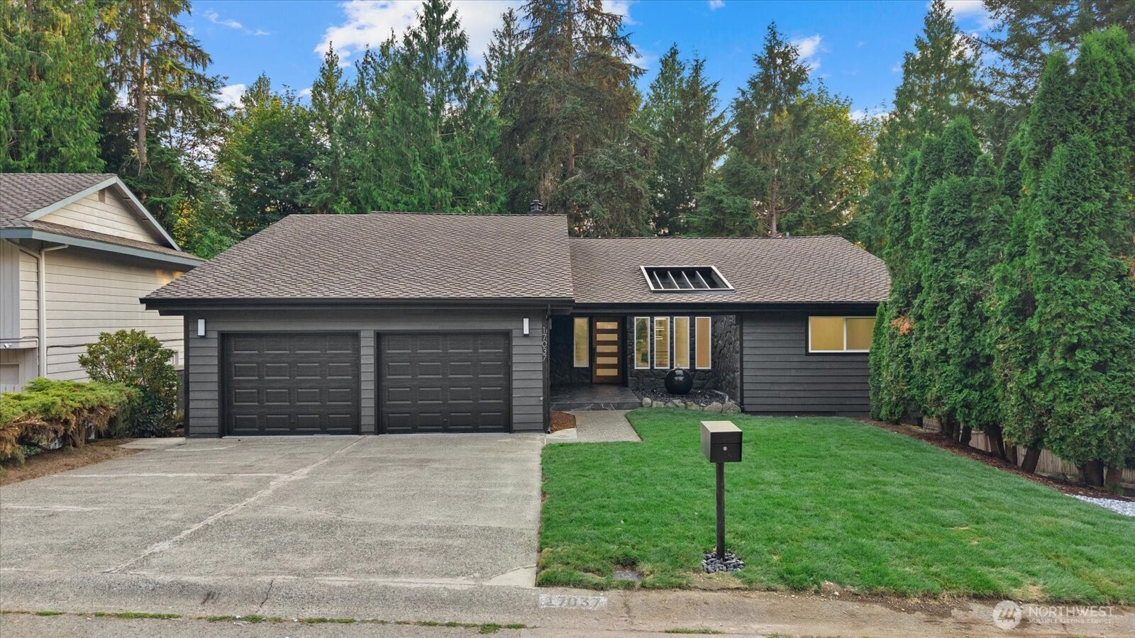 Discover refined golf-course living in this fully renovated 5-bedroom, 3-bath residence, ideally positioned on a private street in Renton. With approximately 3,250 square feet of beautifully reimagined living space, this exceptional one-story home with a basement offers the perfect balance of sophistication, comfort, and flexibility. Thoughtfully renovated from top to bottom, the home showcases high-end finishes and elevated details throughout, creating a polished, move-in-ready setting for modern living. The expansive layout provides generous room for daily life, entertaining, working from home, or hosting guests, while five bedrooms and three full bathrooms offer outstanding versatility for a variety of household needs. The finished lower level further enhances the home’s functionality, offering valuable additional living space and countless possibilities for recreation, relaxation, or a private guest retreat. Step outside to a peaceful, private backyard embraced by lush greenery and the natural beauty. Whether enjoying a quiet morning outdoors, gathering with friends, or simply taking in the serene views, this setting delivers a rare sense of privacy and connection to nature. Tucked away on a quiet private street while remaining conveniently located near Renton amenities, this remarkable home presents a rare opportunity to enjoy upscale finishes, generous space, and an exceptional living!