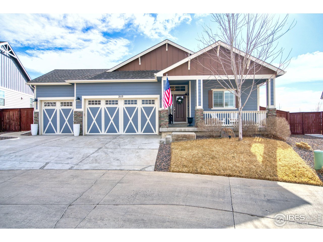 Welcome to 2115 Covered Bridge Parkway, a beautifully maintained, fully finished ranch-style home located in the highly sought-after Raindance community in Windsor, Colorado. This thoughtfully designed residence offers effortless main-level living paired with quality finishes and inviting indoor-outdoor spaces.The open-concept floor plan is filled with natural light and designed for both everyday comfort and entertaining. The fully finished interior provides flexible living areas, while the three-car garage offers ample space for vehicles, storage, or recreational gear.Step outside to enjoy a completed backyard oasis, featuring a large back patio ideal for summer barbecues, outdoor dining, or relaxing evenings under Colorado skies. The landscaped yard creates a private and functional extension of the home's living space.Situated in Raindance, residents enjoy access to premier community amenities, scenic trails, open spaces, and proximity to golf, shopping, and dining. This move-in-ready ranch home combines comfort, functionality, and an exceptional neighborhood setting-an outstanding opportunity to enjoy Colorado living at its finest.