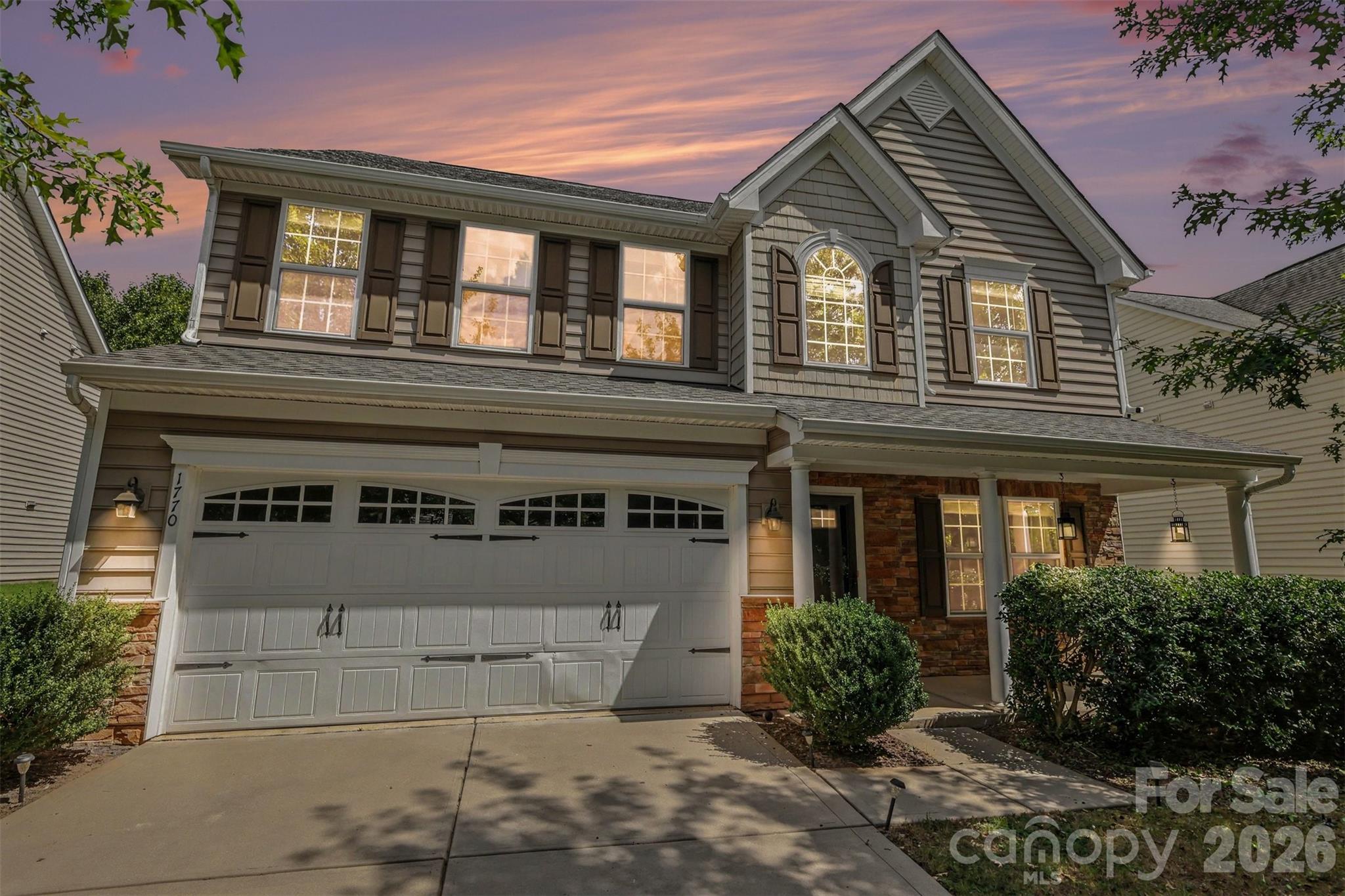 This 3-bedroom, 2.5-bath home in Fort Mill’s popular Massey community checks a lot of boxes. The open floor plan features refinished hardwood floors throughout the main level, a spacious kitchen with granite countertops, large island, pantry, stainless appliances, and plenty of room for entertaining. The living area offers a comfortable space for relaxing and gathering, while the upstairs primary suite offers a walk-in closet and private bath. Upstairs, you’ll also find additional bedrooms plus flexible loft/recreation space. Outside, the fenced backyard, full-yard irrigation, patio, and covered front porch give you plenty of space to relax, entertain, or let the pets play. Additional features include a tankless water heater approximately two years old, natural gas, underground utilities, and an attached two-car garage. And the amenities are a BIG reason buyers love Massey: Olympic-sized pool, lazy river, water slide, splash zone, clubhouse, fitness center, playgrounds, recreation areas, sidewalks, streetlights, and walking trails. All of this with convenient access to Fort Mill shopping, dining, recreation, and everything the area has to offer.
