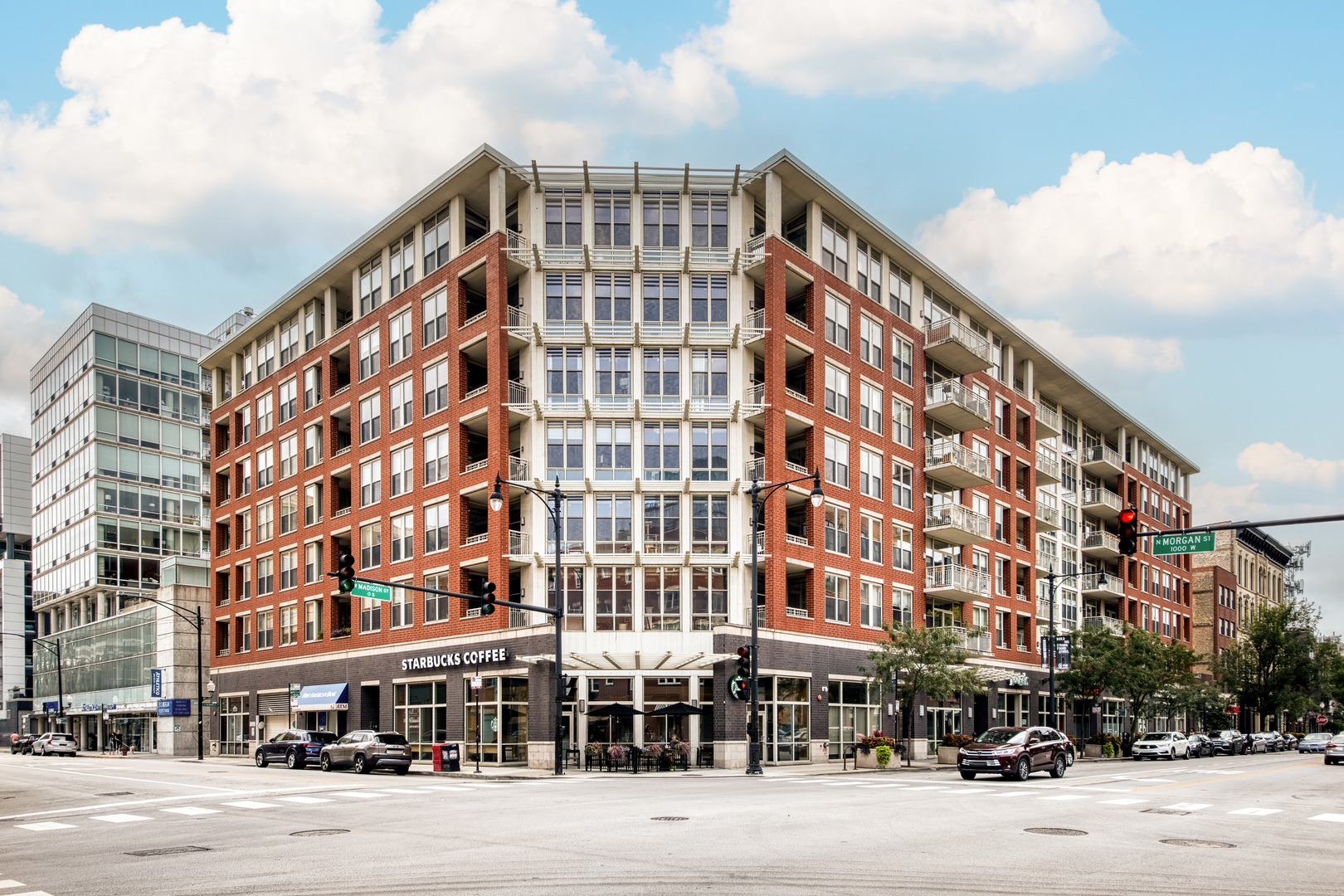 Welcome to your new home in the heart of the vibrant West Loop! This oversized 2-bedroom, 2-bathroom condo offers an ideal blend of space, style, and location.    Step into an expansive open-concept living area featuring a beautifully upgraded kitchen with shaker cabinetry, marble backsplash, stainless steel appliances, and an abundance of counter space-perfect for both everyday cooking and entertaining. The kitchen seamlessly flows into a spacious dining area and an extra-wide living room that opens directly to a private, charming outdoor space.    The generous primary suite easily fits a king-sized bed with nightstands and includes a sunlit office nook overlooking the private patio. Enjoy exceptional storage with four custom closets, including a walk-in. The en-suite primary bathroom boasts a double vanity and a sleek walk-in shower.    The second bedroom is thoughtfully positioned across the unit for added privacy and is fully enclosed. Additional highlights include wide-plank hardwood floors throughout, in-unit washer and dryer, a large pantry, and garage parking available($25,000).    Residents of this well-maintained building enjoy access to a fitness center and a shared terrace ideally located directly across the hall from this unit-perfect for relaxing or entertaining.    Don't miss this opportunity to live in one of Chicago's most sought-after neighborhoods, steps from world-class dining, shopping, parks, and public transit.