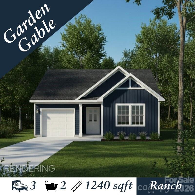 Don't miss your chance to own a brand-new, 1,240 sq. ft. sophisticated cottage in the premier gated community of Carolina Forest. Construction is just getting started, offering a rare opportunity to make it yours today! Secure this home early to select semi-custom finishes, including your choice of siding, fascia, interior paint, and custom cabinet colors.This thoughtfully designed floorplan features a seamless open-concept living area and a designer kitchen. High-end details set this home apart, including wooden shelving in every closet and additional custom cabinetry in the laundry room. The primary suite serves as a true retreat, featuring an ensuite bath with a double vanity, an oversized tiled walk-in shower, and a private walk-in closet conveniently located within the bath suite. Two additional bedrooms and a one-car garage provide the perfect footprint for a permanent residence or a high-end lake getaway.Enjoy the ultimate lifestyle with exclusive community amenities: a private boat launch, waterfront pool, and clubhouse. Estimated Completion: July 2026. Act now to customize your finishes and be moved in for the peak of lake season!
