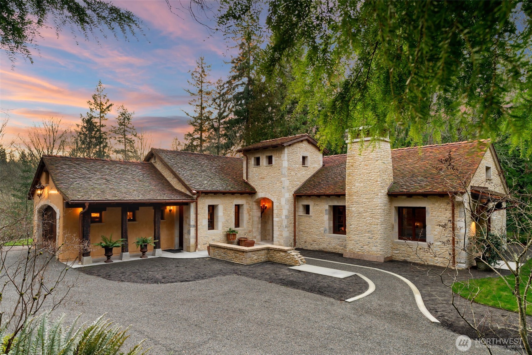 A rare French country estate defined by authenticity, craftsmanship, and permanence. Designed in collaboration with AOME Architects, this stately home was constructed using 200 to 300-year-old reclaimed materials sourced village by village across France, including antique limestone, historic French oak beams, clay roof tiles, and stone flooring gathered from regions spanning southern France, Burgundy, and Champagne. To honor the integrity of these materials, a French crew of masons and plasterers was brought onsite to install everything using traditional Old World methods. The exterior reflects true heirloom-quality construction, featuring two-foot-thick limestone walls, hand-applied lime plaster finished with beeswax, copper flashings throughout, and half-round copper gutters mounted to reclaimed antique fascia boards. Limestone terraces extend the architecture outdoors with timeless grace. Inside, generous volumes and refined proportions reveal reclaimed stone floors, antique oak elements, and radiant heating beneath solid materials. Modern systems for comfort, efficiency, and security are seamlessly integrated without compromising the home’s historic character. This home was designed so future generations would never need to alter it - crafted as a lasting architectural heirloom and a once-in-a-generation offering of enduring beauty, provenance and legacy quality.