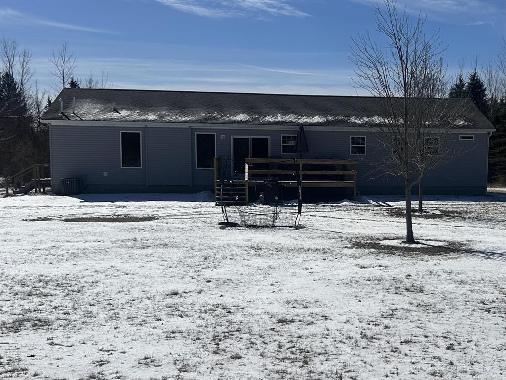 Built in 2018! This is basically like a New build everything is NEW :  ROOF, FURNACE, WELL, SEPTIC , KITCHEN, BATHROOMS everything! It is located in a beautiful quiet county setting. The property is 5.7 acres with the potential to buy a few more acres. If you are looking for a peaceful beautiful country setting this IS IT!