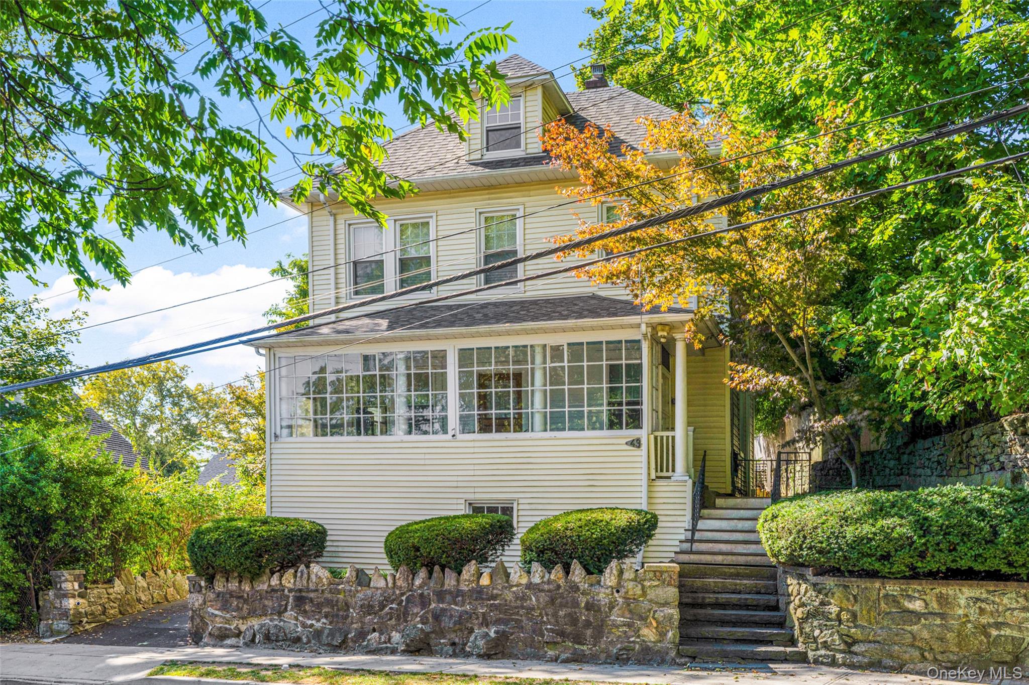 A beautifully maintained and thoughtfully updated Larchmont home that blends classic character with everyday ease. A welcoming front porch sets the tone, offering a true extension of the home and a place to slow down and enjoy the setting, before leading into a light-filled interior that feels warm, comfortable, and effortlessly livable. Originally built in 1916, this 3-bedroom, 2-bath home has been enhanced over time, with highlights including a spacious kitchen, new windows (2016), and a new roof (2018). The first floor offers a seamless flow with a living room, dining room, eat-in kitchen, and a full bath, creating a functional and well-balanced layout. Upstairs, you’ll find three generously sized, light-filled bedrooms and a beautifully updated hall bath. Additional space on the third floor and in the lower level provides excellent storage and flexibility. Outside, an expansive patio and level yard create an ideal setting for entertaining or simply enjoying the outdoors. A great opportunity in Larchmont, and a home that feels easy to step into and enjoy.