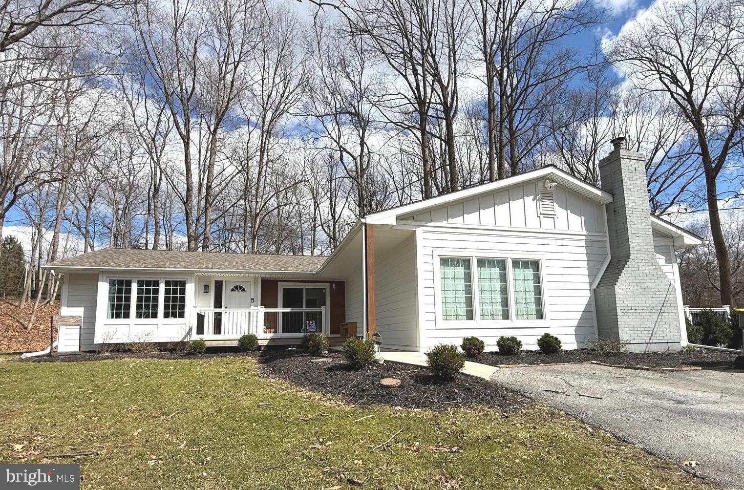 Welcome to 1185 Woodward Drive! This absolutely stunning 3 bedroom, 3 full bathroom ranch is move-in ready and awaiting its next adventure! The home sits on a mostly flat one-acre lot that has been meticulously maintained. The grounds are covered in lush green grass spring-fall, and the homeowners removed 30+ trees to leave you with just the right amount of privacy and shade. The backyard offers two raised-garden beds, a shed, a portion of the yard that is fenced-in for furry friends (2021), and a size-able back deck that provides entry to your family room or kitchen. A covered walkway and partially covered front porch provide a welcoming entry point to the home. Once inside you'll find an expansive open concept first floor. To your left the living room, and to the right your dining area and kitchen, are all bathed in natural light from a large bay window, glass sliding door, and triple window over your kitchen sink. Warm hardwoods, crown moulding, built-in cubby shelf (2021), and an exposed beam compliment the neutral color pallet of the home. Just off the kitchen you'll find a generous family room complete with tray ceiling, overhead lighting, and a wood burning stove. Bedrooms make up the remainder of the main floor. The primary bedroom boasts an en-suite bathroom complete with a stall shower (sliding glass door 2021) and a new vanity (2025). The two additional bedrooms share a hall bath with tub shower and a mounted cabinet (2022) over the toilet for additional storage. All three bedroom closets offer built-in closet organizers (2020)! The basement is fully finished and adds an incredible amount of living space. Soft carpet, neutral colors, versatile floor plan, full bathroom, and a dedicated laundry room. Even the not-so-fun stuff is taken care of - siding, roof, heat, central air, and windows were all replaced in 2019!!! Hot water heater (2023). Washing Machine (2025). Downingtown School District. Value & Location! Dream home doesn't do it justice!