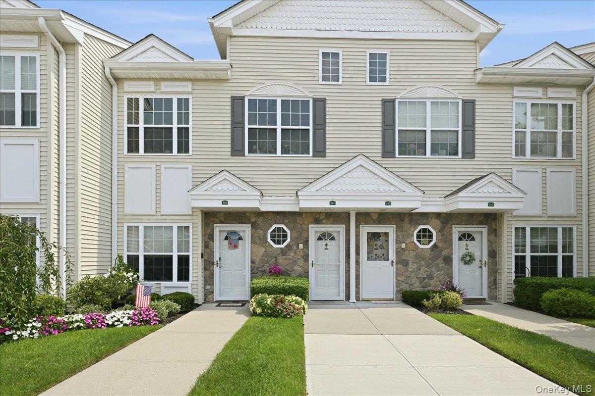 Welcome to 281 Spring Drive, located in The Seasons at East Meadow, a desirable gated 55+ community offering resort-style amenities and a low-maintenance lifestyle. This bright and spacious 2-bedroom, 2-full-bath home with a versatile loft features an open and airy layout with soaring ceilings and abundant natural light. The beautifully NEW kitchen offers a fresh, modern space for cooking and entertaining, while the NEW HVAC system provides added comfort and peace of mind. The spacious primary bedroom features ample closet space and private bath, while the additional bedroom is perfect for guests, a home office or den. Upstairs, the generous loft provides even more flexible living space and is ideal for a family room, office, media room or guest area. A private in-unit elevator makes accessing both levels easy and convenient. Enjoy your private balcony along with all that The Seasons has to offer, including a clubhouse, indoor and outdoor pools, fitness center, theater, card and billiard rooms, library and numerous social and recreational activities. Beautifully maintained, thoughtfully updated and ready to enjoy, 281 Spring Drive offers the perfect combination of comfort, convenience and an active 55+ lifestyle in the heart of East Meadow close to everything!