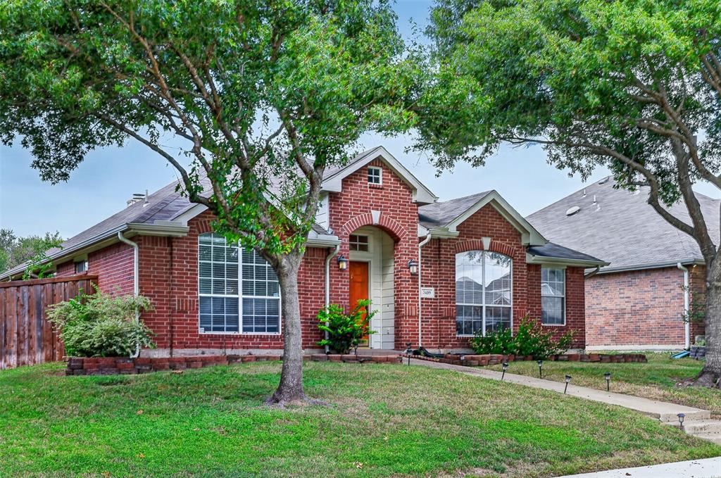 Welcome to 3409 Bluegrass, a 3 bedroom, 2 bath home with 1,815 square feet in Plano, Texas, zoned to Plano ISD and close to Oak Point Park. The split bedroom floor plan places the primary suite on one side of the home and the two secondary bedrooms on the other, giving everyone privacy and flexibility.The open main living area flows into the kitchen, making it easy to cook, gather, and entertain. A separate home office or second living area, set apart from the main living and kitchen space, works well as a work-from-home office, study, media room, playroom, or quiet retreat.Peace of mind comes built in, with a new HVAC system installed July 2026, so the next owner can move in without worrying about one of a home's biggest expenses.A 2-car rear entry garage keeps the front of the home clean and uncluttered, with garage doors out of sight from the street for better curb appeal.Outdoor lovers will appreciate the location near Oak Point Park, with nature trails, a recreation center, sports fields, playgrounds, and green space. Plano shopping, dining, and major commuter routes are all close by.