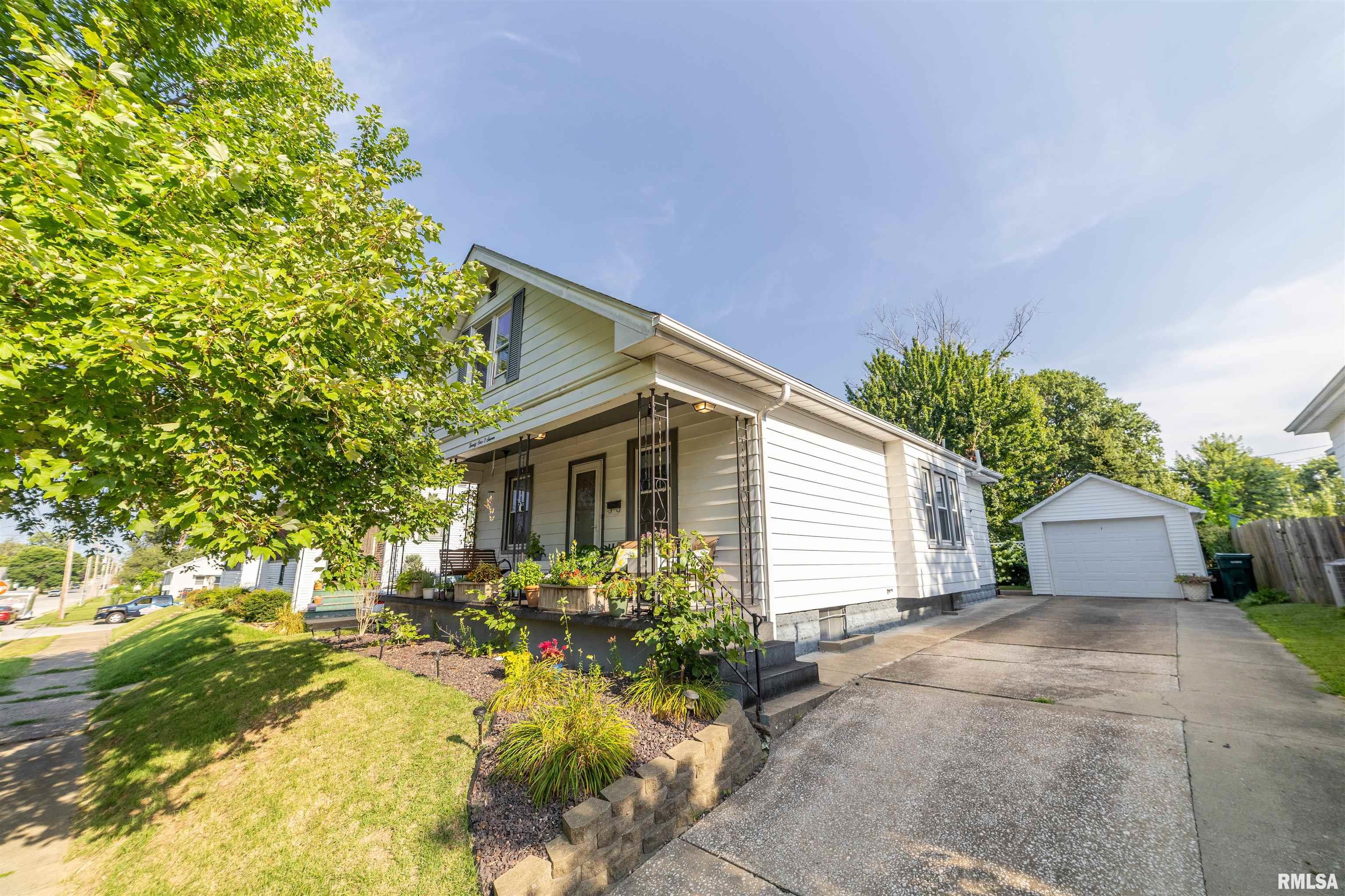 Move right into this charming 3-bedroom (used as 4), 2-bath bungalow offering plenty of space inside and out! The main level features comfortable living areas, while the full basement (other flooring is concrete) provides additional flexibility with a non-conforming 4th bedroom, perfect for a guest room, home office, workout space, or hobby room. A detached 1-car garage offers convenient parking and extra storage. Whether you're looking for your first home or room to grow, this well-maintained property has the space and versatility to fit your needs. Don't miss your opportunity to make this home yours!