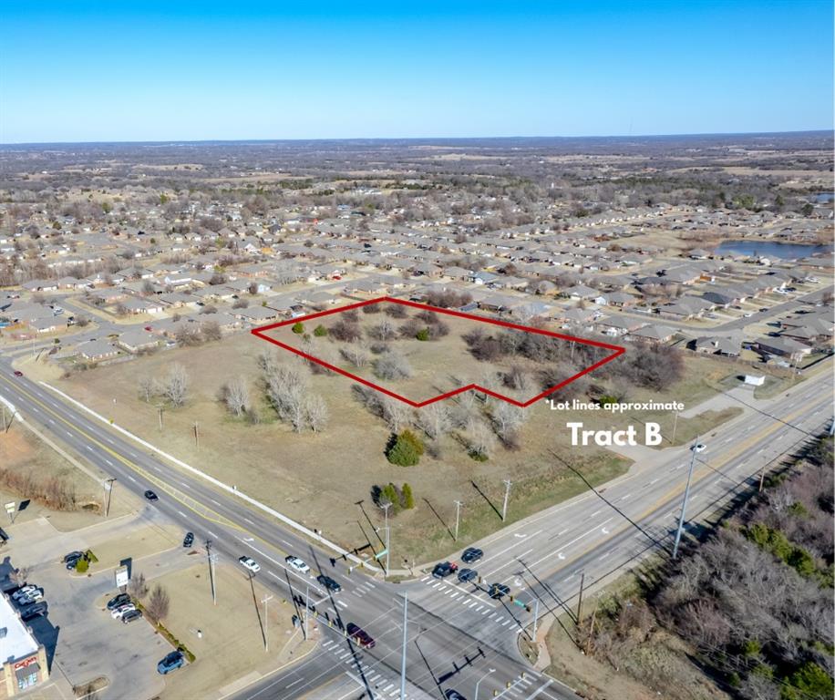Discover an exceptional development opportunity at the corner of NE 12th Avenue and Rock Creek Road in Norman. Tract B offers 122,540 SF of prime commercial land, zoned C-1, providing flexibility for a wide range of retail, office, or service-based projects. The property boasts excellent visibility and convenient access in a high-traffic corridor, surrounded by established neighborhoods and expanding commercial activity. Since the tracts are not yet platted, the layout and lot sizes can be adjusted to meet specific development needs, offering adaptability for both investors and end-users. With strong demographics, proximity to major roadways, and Norman’s steady growth, this site represents a rare chance to create a high-impact project in one of the city’s most desirable areas. 
Four total tracts available  for purchase. Tract A (MLS#1197144) is 100,888 SF, Tract B (MLS#1197142) is 122,540 SF, Tract C (MLS# 1196706) is 38,350 SF, Tract D (MLS#1197129) is 38,350 SF. Each tract is priced at $8 per SF. Owner/Broker.