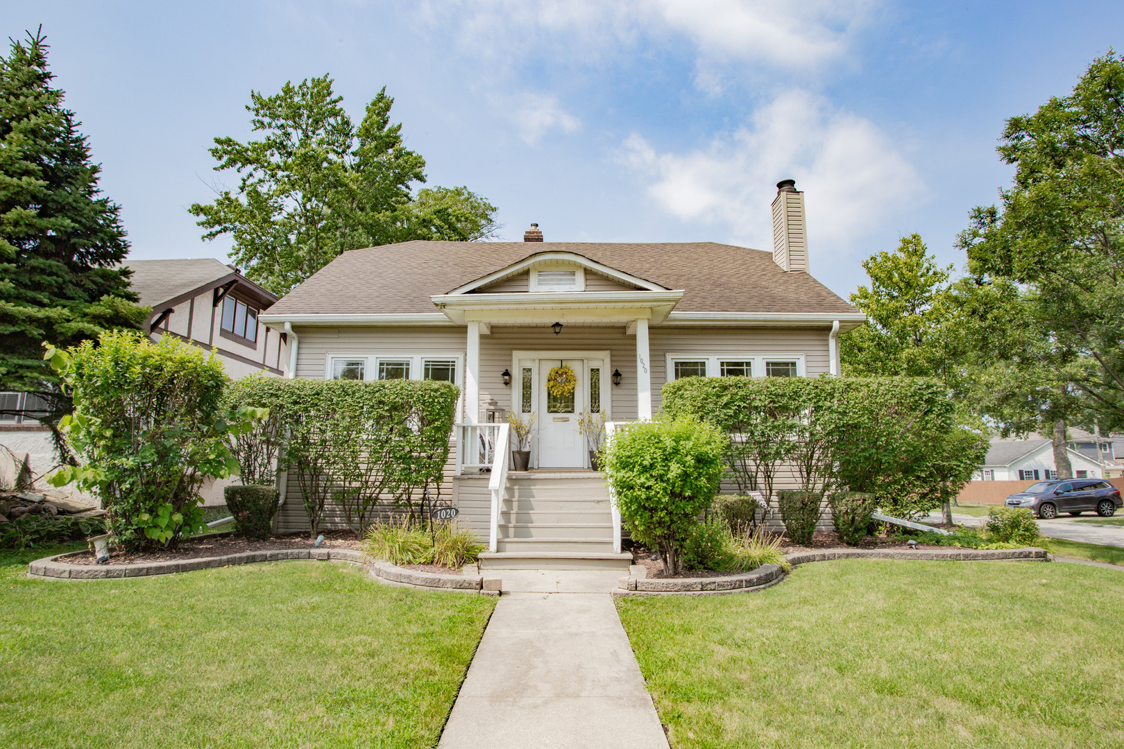 Welcome to your personal retreat in the heart of Park Ridge! This charming and spacious 3-bedroom, 3-bathroom bungalow offers the perfect blend of comfort, style, and outdoor living. The true showstopper is the backyard oasis-a beautifully landscaped retreat featuring a 15x30 in-ground pool with an attached jacuzzi, a generous patio for relaxing or entertaining, a natural gas grilling station, and a fully fenced yard for privacy. Whether you're hosting summer gatherings or enjoying a peaceful evening swim, this backyard is designed to impress. Inside, the home is equally inviting. The main level includes a sun-filled living room with a cozy fireplace, a formal dining room, and a full bathroom. The tastefully designed kitchen features solid-surface countertops, a molded sink, stainless steel appliances, and a center island with seating. A vaulted-ceiling breakfast nook offers an additional dining area and floods the kitchen with natural light. Upstairs, the private primary suite includes a full en-suite bath, joined by two generously sized bedrooms. Comfort is ensured year-round with dual-zone central heating and A/C, along with energy-efficient thermal windows. The expansive finished basement adds valuable living space, featuring a large recreation room, laundry area, utility room, and a full bath complete. There's also convenient walk-out access to the backyard, making it easy to transition from indoor living to outdoor enjoyment. Additional highlights include an oversized 2.5-car garage (22x24) with alley access, newer roof and siding (2012), and proximity to everything: Edison Park dining and shopping, vibrant Uptown Park Ridge for summer concerts in the park, car shows, Farmer's Market, and Taste of Park Ridge. Zoned for top-rated Roosevelt Elementary, Lincoln Middle School, and Maine South High School.