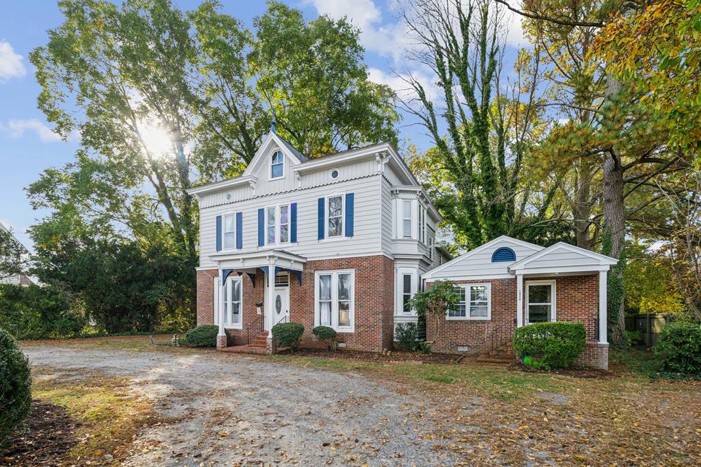 Grand 1880's Victorian on Market St. in Historic Onancock. Seven bedrooms, six  baths. Approved for short term rentals. Separate, attached, second rental. Offered fully furnished. Many original details in this beautiful home. Income history available. Amazing, overly large, landscaped back yard. Short stroll to downtown for shopping, theaters, wharf and dock. Less than 2 miles to Riverside Shore Memorial Hospital. Priced below appraisal. *Simply Safety System conveys.