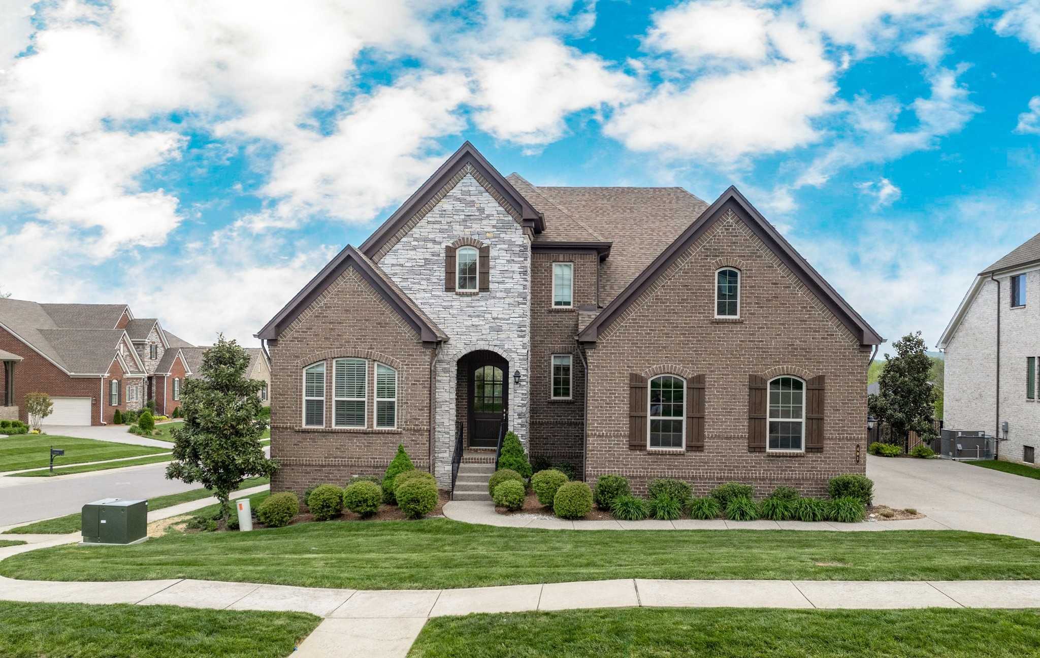 **In the Sought-After Scales Farmstead Community of Nolensville**
Positioned on a prominent corner lot, this modern Drees Homes “Colton” plan combines thoughtful upgrades with curated finishes. Located along Clovercroft Road, the neighborhood offers a prime location—conveniently situated between Nolensville and Franklin/Cool Springs, with access to I-65, keeping a close commute to Nashville. Residents enjoy community amenities such as a pool, clubhouse, and scenic walking trails, plus proximity to shopping, dining, and top-rated Williamson County schools.

**Interior Enhancements**
The open living room, anchored by a stone gas fireplace, connects seamlessly to the kitchen and dining area. Design details include accent walls, ceiling beams, and custom pantry shelving. The chef’s kitchen offers granite countertops, a large island with barstool seating, glass-front ceiling-height display cabinets, and stainless steel appliances—including a built-in oven, microwave, gas cooktop, and refrigerator. The main level features a private primary suite with a spa-like bath, a secondary bedroom with ensuite, and a dedicated study framed by French doors. Upstairs offers a spacious bonus room, a versatile media/play/flex area with attached climate-controlled storage, plus two additional bedrooms, one with a private bath and the other with access to a separate full bath. 

**Outdoor Living**
An elevated, covered rear porch with a built-in natural gas line sets the stage for your dream outdoor kitchen. 

**Smart Storage & Garage Features**
The expansive three-car garage includes a professionally installed double-width loft storage system in the main bay, plus a customizable FastTrack tool organization system with interchangeable accessories. The carriage garage is heated and cooled with a private pedestrian entrance—perfect for a workshop, home gym, or studio.