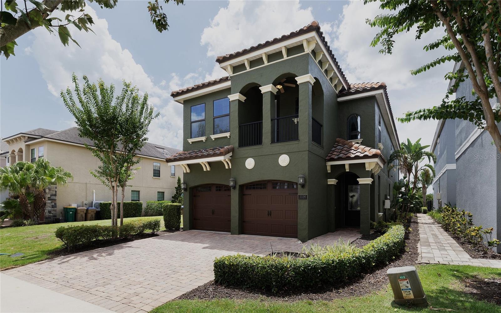 Under contract-accepting backup offers. NOTE NEW PRICE!!!  EXPERIENCE ULTIMATE RESORT-STYLE LIVING in this impressive and very comfortable 5 bedroom, 4.5 bath dream home. The very spacious primary bedroom has an ensuite bath with garden tub.  This property offers a grand lifestyle in addition to the three world-class golf courses, swimming pools, spa, restaurants and more!
This beauty is professionally decorated and being sold fully furnished OR vacant!   The open floorplan features great room, dining area with bar, kitchen with granite counters & bar stool seating.... all are perfectly arranged for entertaining and daily living.   Relax at your own private pool and spa.  Covered balcony off master suite overlooks the pool and peaceful conservation views. 
The outdoor lanai offers an open patio kitchen area with built-in gas grill, hood and a lovely setting for al fresco dining.  The second level includes a 13x23 bonus/game room.  Private main floor bedroom is ideal for guests or a home office!
Whether you are looking for a luxury private residence, vacation retreat or investment property, this home truly offers it all.  The Reunion Resort is a guarded and gated community with easy access to I-4 and other great areas for vacation outings.  Best of all....Just two exits from Walt Disney World...and more!
PLEASE NOTE:
This has been a one-owner home and strictly used for personal vacations since being built. It has been cared for and very well maintained. Exterior was painted in 2021 and pool area was fully re-landscaped two years ago.
Must see to appreciate its many fine features, style and condition.  Measurements and HOA info should be confirmed by Buyers.