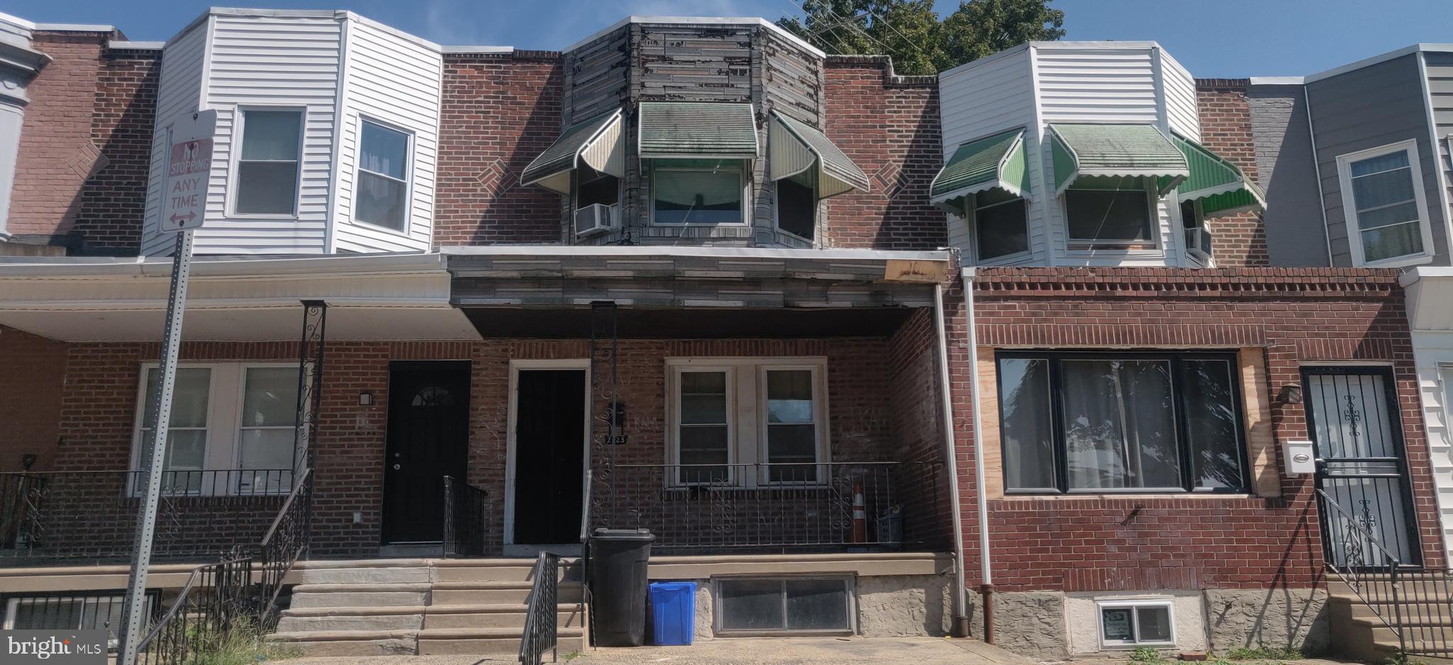 Great income producing rental Portfolio - 2 Bedroom 1 Bathroom property in Philadelphia. Houses in good condition. This one is vacant. All other occupied properties will be sold with tenants in place.  All offers will be presented and must be in writing with proof of funds attached. This is part of a 31-property package and is being sold in AS-IS condition. Proof of funds required and 72 hours notice is preferred to show a larger sample of the houses. Listing Agent has long standing experience with pre-foreclosures. It is highly recommended but not required buyer use Surety Abstract for title for ease of closing.