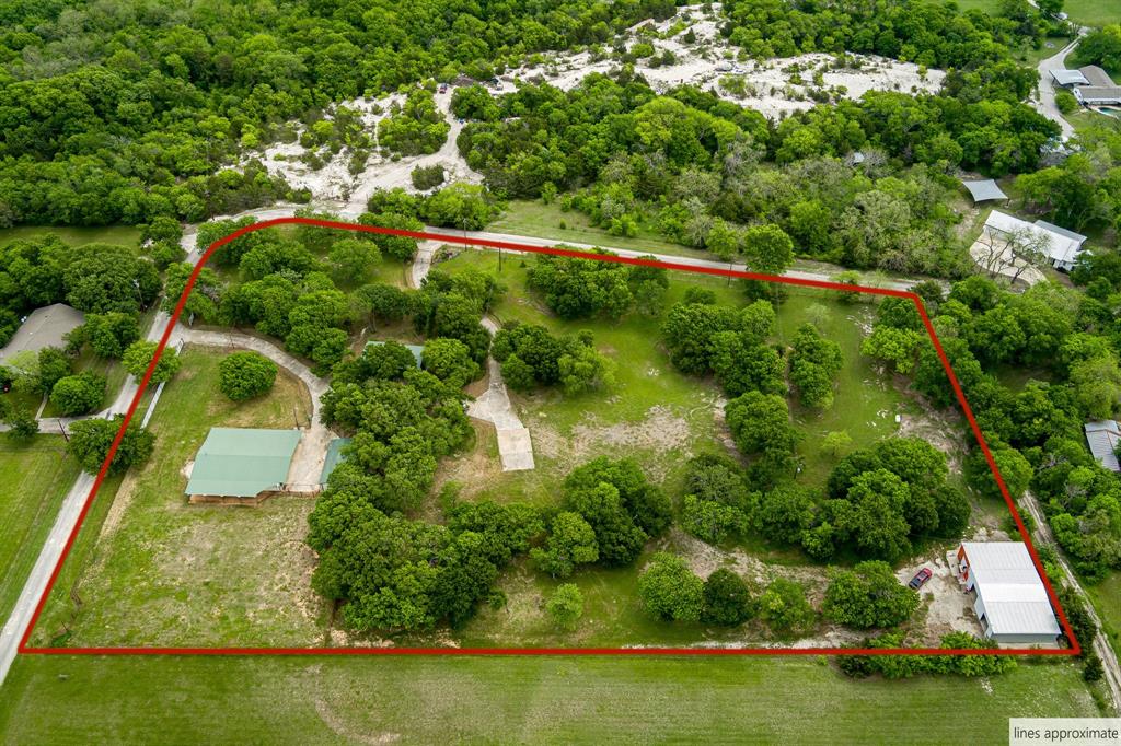 Agricultural Exempt country property close to the city.  Serene fully fenced acreage, gorgeous mature trees just 3 miles from the Historic McKinney Square.  No worries about a major development becoming your view here,  This property is nestled in the back of the lane, surrounded by trees, pastures and other country estates.  Perfect location for your horses, cows, goats and chickens.  The Barn also has living quarters with a full bath, kitchen, laundry, sleeping area, as well as a large office area on the other side of the barn.  5 stalls with cement floors, tack room, horse washing area. Additional structures on the property: 22 X 48 ft.insulated workshop with electricity and window unit. Large carport tall enough for your tractor or 4 cars.  60 x 66 ft. enclosed metal building with roll open doors for the rest of your equipment, boat or other 4 wheeled toys.  Electric gate on North side of property, pipe fencing.  Plenty of land for grazing. Flat area on top of hill perfect to build the house of your dreams. Custom house plans provided by previous owner will be thrown in free of charge!   Neighborhood is zoned Country Estates, so no commercial businesses or event venues. Deeds and Restrictions available in Documents. Survey Available. Property will be sold AS-IS. Seller and Listing Agent make no guarantees or warranties regarding the accuracy of the information and assume no liability for errors or omissions
 Property is cross listed in Residential - MLS # 20893934