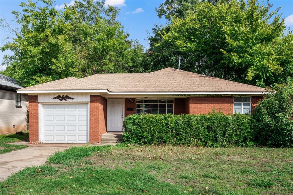 Here's a great opportunity to build some equity in an established Oklahoma City neighborhood! Located on a quiet street directly across from Kaiser Elementary School, this 2-bedroom, 1-bath home offers 930 square feet, an attached garage, and a spacious backyard. The property needs repairs and significant updating, but that's exactly where the opportunity lies. Whether you're looking for a home to renovate and make your own or an investment property with potential, this could be a great fit. Priced with its current condition in mind, this is an opportunity to bring your ideas, put in some work, and make it your own. Seller is motivated and welcomes offers!