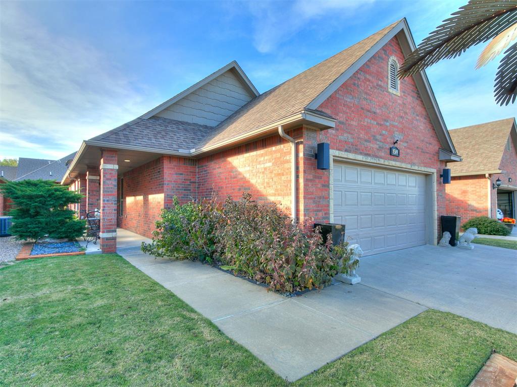 Wonderful pocket small gated community in excellent location with easy access to highways or anywhere you need to to quickly. New Pella storm doors, gas stove top. Large kitchen with ample cabinets and granite counters of course! Large laundry room. Wood tile in living and eating areas. Big primary bathroom with tub and walk in shower. Quaint backyard that is super low maintenance , expanded patio, arbor for just enough shade, and so much privacy to entertain of just hang out on your own! This home still feels practically brand new!