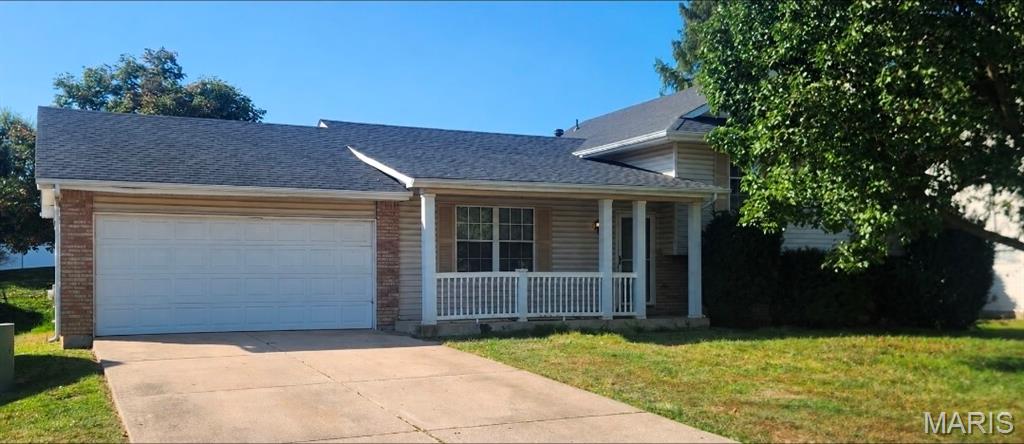 ONE WEEKEND ONLY | $329,900 AS-IS | BROOKWOOD ESTATESRare opportunity to purchase a McKelvey-built Oak Point quad-level in Brookwood Estates at $329,900 before the seller's planned renovations!This 4-bedroom, 2-bath home offers four levels of flexible living space, generous room sizes and an attached 2-car garage. The spacious kitchen features a center island and abundant cabinetry. A separate family room with fireplace provides another welcoming gathering space, while the primary suite includes a private bath with dual sinks, separate tub and shower.MAJOR RECENT IMPROVEMENTS: New roof (December 2024), new furnace (November 2025), and new luxury vinyl plank flooring in select areas (October 2026).MAKE IT YOUR OWN! Offered in its present AS-IS condition, this home gives buyers the opportunity to make further improvements to suit their tastes and timeline.$329,900 AS-IS PRICE AVAILABLE OCTOBER 17–18 ONLY! If no acceptable offer is received by the end of the weekend, seller plans to proceed with additional renovations and reevaluate pricing.SHOWINGS OCTOBER 17–18 ONLY AT THIS PRICE! Schedule your private showing before this opportunity is gone!Seller is a licensed real estate broker in the State of Missouri.