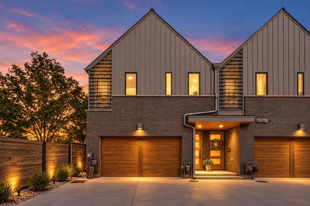 Distinctive architectural design meets modern luxury in this beautifully appointed Corner Residence within a Gated Community by Centre Living Homes. Inspired by Dtuck Design and designed by Clinton & Co Architects, this thoughtfully crafted home features soaring vaulted ceilings, sleek quartz countertops, upscale finishes, and elegantly designed bathrooms. The open-concept floor plan seamlessly connects the spacious kitchen and 2 living areas, creating an inviting setting for everyday living and entertaining. Private outdoor patios offer the perfect place to relax and unwind, while lush community green space, a picnic area, and a fire pit provide more ways to enjoy the outdoors. Contemporary style, exceptional craftsmanship, and a desirable location come together to create an elevated living experience.