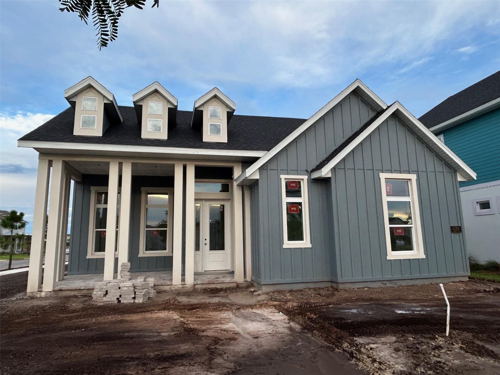 Under Construction. The Kona by ICI Homes – One-Story Living That Lives Large. Say hello to the Kona, a thoughtfully designed single-story home that delivers comfort, style, and flexibility—all on one convenient level. With 3 bedrooms plus a study, 3 full bathrooms, and 2,440 square feet of open, airy living space, this home is perfect for those who want room to spread out without ever needing to climb stairs. Built by ICI Homes, a family-owned Florida builder known for quality and customization, the Kona blends elegant design with the everyday ease of one-level living. Whether you’re hosting guests, working from home, or just enjoying a lazy Sunday, the Kona is designed to fit your lifestyle beautifully. As you enter through the welcoming foyer, you’re greeted by a flex room that’s perfect for a home office, formal dining room, playroom, or library. Just beyond, the home opens into a bright and seamless open-concept living area, where the kitchen, dining, and living spaces flow effortlessly together—making it easy to entertain, connect, or unwind. And because this is a one-story home, everything you need is always just a few steps away—no hauling laundry baskets upstairs or navigating flights of stairs. Kitchen Goals Meet Real-Life Function. The chef-inspired kitchen is both stylish and practical, with a large center island, quartz countertops, and a hidden walk-in pantry that keeps the clutter out of sight but always within reach. Thanks to the Deluxe Kitchen Package, you’ll enjoy premium cabinetry, designer lighting, a tile backsplash, and stainless steel appliances that make every day feel a little more gourmet. Tucked away in its own wing, the primary suite is a true retreat. You’ll find a spacious bedroom, private access to the lanai, huge walk-in closet, and a spa-style bathroom with double vanities, and a walk-in shower. It’s quiet, private, and made for relaxation—all without needing to climb a single stair. Two additional bedrooms offer plenty of flexibility ideal for guests, extended family, or even a second home office. The single-story layout ensures easy access to every space - perfect for multigenerational households or anyone who prefers stair-free living. Sliding glass doors lead from the great room to your covered lanai, creating a breezy indoor-outdoor connection perfect for morning coffee, evening grilling, or catching a sunset. And because this is an ICI Home, you can customize nearly every inch - from adding French doors to expanding your lanai or garage. Built with care by a family-owned builder, this home delivers high-end features, low-maintenance living, and flexible spaces to fit your life now and in the future.