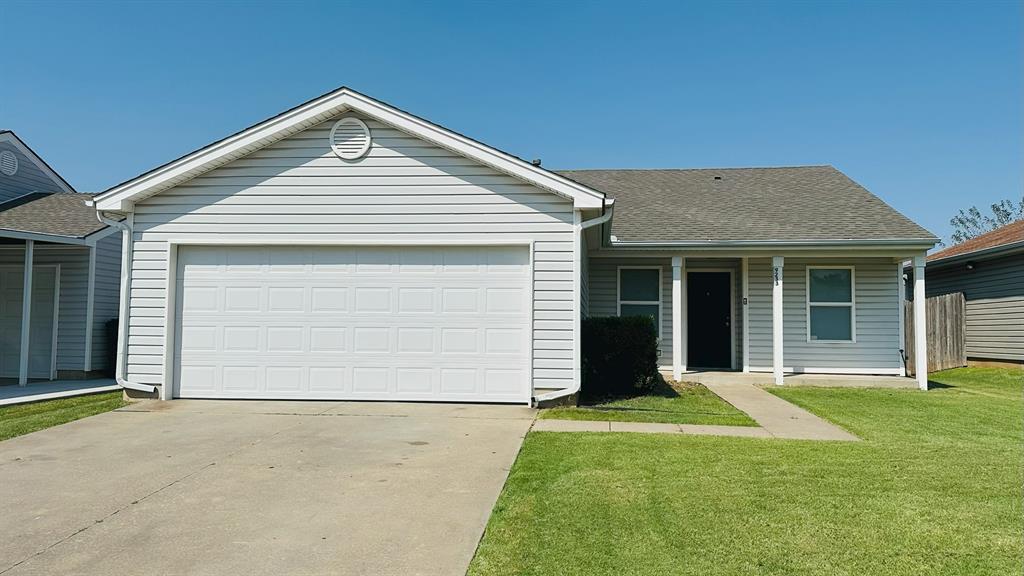 This newly updated home features new roof, new garage door, new fence on two sides, new kitchen granite countertop, new stainless appliances, and new paint. Home is conveniently  located near I-240, with easy access to Tinker AFB and the Heart Hospital. This home provides a peaceful retreat in a quiet neighborhood. It features 4 bedrooms and three full bathrooms. It boasts an ideal floor plan with the primary suite separate from the other 3 bedrooms. On of the other 3 bedrooms is a guest ensuite with its own bathroom. The thoughtfully designed layout maximizes space and functionality. The spacious living room provides plenty of room to relax or entertain. While the kitchen features a pantry and granite countertops. Nice tile flooring runs throughout much of the home, adding style and easy maintenance. The large fully fenced private backyard provides great outdoor entertainment.