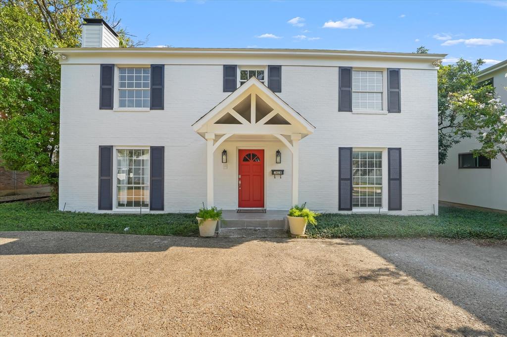 A rare find in an unbeatable location! This updated and versatile property is zoned for duplex use—offering exceptional potential for investors, developers, or owner-occupants seeking rental income or multi-generational living. Just minutes from SMU, Lower Greenville, Mockingbird Station, Glencoe Park, and the Katy Trail, the location combines walkability with access to some of the best dining, shopping, and recreation in Dallas. The main home features four spacious bedrooms and two full bathrooms, with beautifully restored hardwood floors and fresh interior paint throughout. The first level offers a comfortable living space centered around a gas log fireplace, two bedrooms, and a full bath—ideal for families, roommates, or short-term rental scenarios. The kitchen is equipped with marble countertops, stainless steel appliances, and a gas range, blending modern finishes with classic charm. Upstairs, the layout expands with two more bedrooms, a second full bath, a secondary living area or game room, a dedicated workout space, and a private office—creating flexible spaces for work, play, and everyday living. A standout feature is the detached 400-square-foot garage apartment with a private entrance, full kitchen, full bath, and hardwood floors. Whether used as a guest suite, home office, or separate rental unit, it enhances the property’s income potential and overall functionality. Major updates include a new roof in 2019, new AC system in 2020, newly restored hardwood floors, and freshly painted interior, providing peace of mind for the next owner. The home is located within the desirable Mockingbird Elementary and Woodrow Wilson High School attendance zones, and just minutes from SMU—making it an ideal location for families and university affiliates alike. With duplex zoning already in place, this property is an ideal candidate for conversion, redevelopment, or continued use as a single-family home.