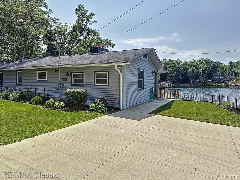 **Charming Lakefront Retreat on the Haven Lake Chain**

Welcome to your serene escape on the crystal-clear, spring-fed waters of **Haven Lake**—part of a coveted six-lake spring fed chain that includes **Sand Lake, Dodge Lake, Town Line Lake, Boathouse Lake, and Ice Lake**. This fully furnished **3-bedroom, 1.5-bath,** finished walk out** lake house combines rustic charm with modern upgrades and year-round comfort.

Inside, you’ll find **high ceilings**, a **cozy gas fireplace**, and **Pella windows (E windows facing the wataer)** that frame stunning lake views and flood the space with natural light. The **forced-air furnace**central air** and **tankless water heater** ensure efficient, reliable comfort, while the **LeafFilter system**40 year roof shingle** Baldwin doors** and **deep dry crawl space** offer peace of mind and low maintenance living.

This turnkey home features a **new well pump**, **new cement driveway**, and a **10-foot steel retaining wall** securing your shoreline. Enjoy lakeside living at its best with a **galvanized Trex dock** perfect for boating, fishing, or simply taking in the sunset.

You'll also benefit the value of from being 1 of 5 homes deeded private access to Surrey Park located right next to your property!

Whether you're looking for a full-time residence or a seasonal sanctuary, this lakefront haven blends nature, privacy, and convenience.
* One-year home warranty included