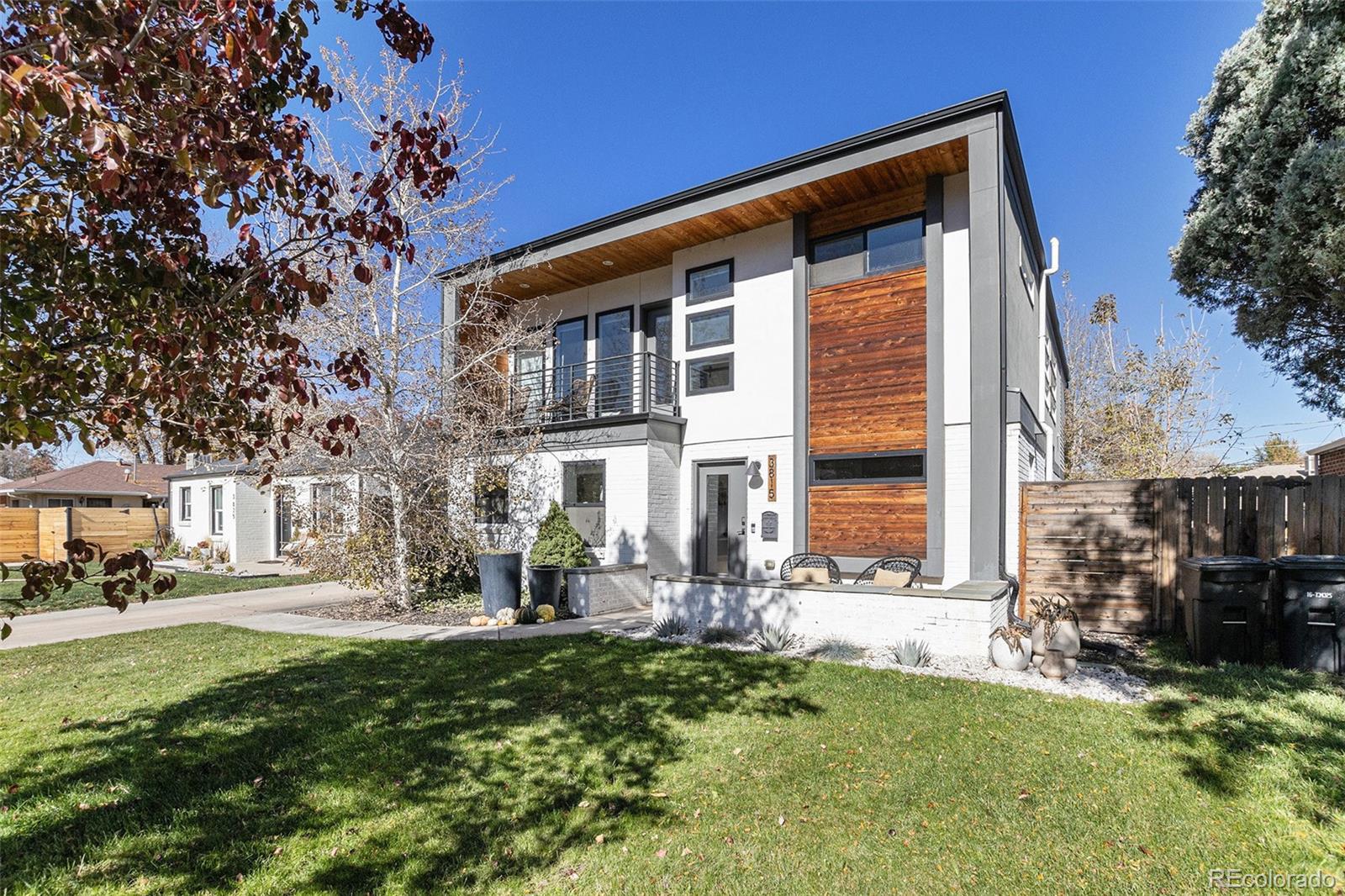 Welcome to this stunning modern home in the heart of Denver’s desirable Berkeley neighborhood. Blending contemporary design with timeless comfort, this 4-bedroom, 4-bathroom residence offers over 4,300 sq ft of beautifully finished living space on a peaceful tree-lined street just blocks from Tennyson Street’s shops, restaurants, and parks.
Step inside to find an open-concept main level flooded with natural light from soaring ceilings and expansive windows. The gourmet kitchen features premium stainless steel appliances, custom cabinetry, a large island with seating, and a seamless flow into the dining and living areas — perfect for entertaining. Sliding glass doors lead to a private backyard retreat with a spacious deck ideal for outdoor gatherings.
Upstairs, the large primary suite is a true sanctuary, featuring a spa-like bathroom with dual vanities, a freestanding soaking tub, a glass-enclosed oversized shower with multiple shower heads, and a generous walk-in closet designed for maximum organization and style. Two additional bedrooms each offer their own en-suite bathrooms, while the finished lower level provides a flexible space for a guest suite, media room, home gym, or office.
Additional highlights include a two-car garage with 220V EV charging installed, modern finishes throughout, and easy access to major highways for a quick commute to downtown Denver or the mountains.
This exceptional home combines modern luxury, thoughtful design, and an unbeatable location. Schedule your private showing today — 3815 W Alice Place won’t last long!
