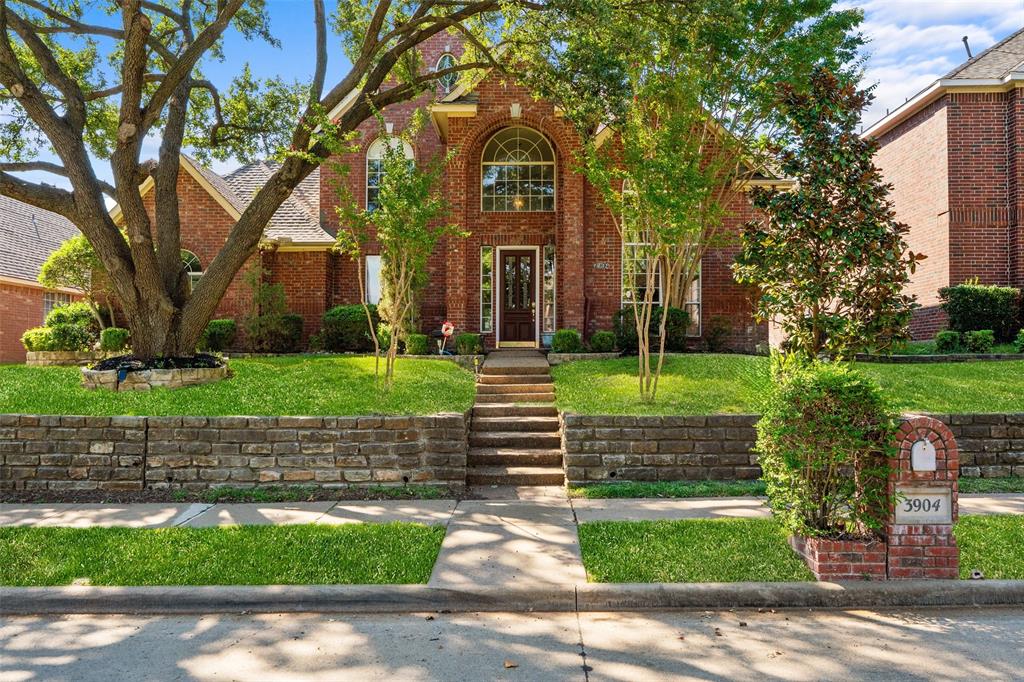 Beautifully Updated Custom Scott Felder Home!  Dramatic architectural design with open-concept living spaces and abundant natural light. Private primary suite features bay windows, dual walk-in closets, and an adjoining study—perfect as a home office or guest room. Gourmet island kitchen offers extensive cabinetry. Upstairs includes three spacious bedrooms with access to a large game room. Oversized garage with built-in cabinets. A perfect blend of style, space, and function.  Nestled in the desirable Estates of Russell Creek, this community offers fantastic amenities including two swimming pools, a playground, a sports court, and two tennis courts.  Conveniently located near 121, DNT, Stonebriar Mall, The Star Center, Legacy West.  MUST SEE