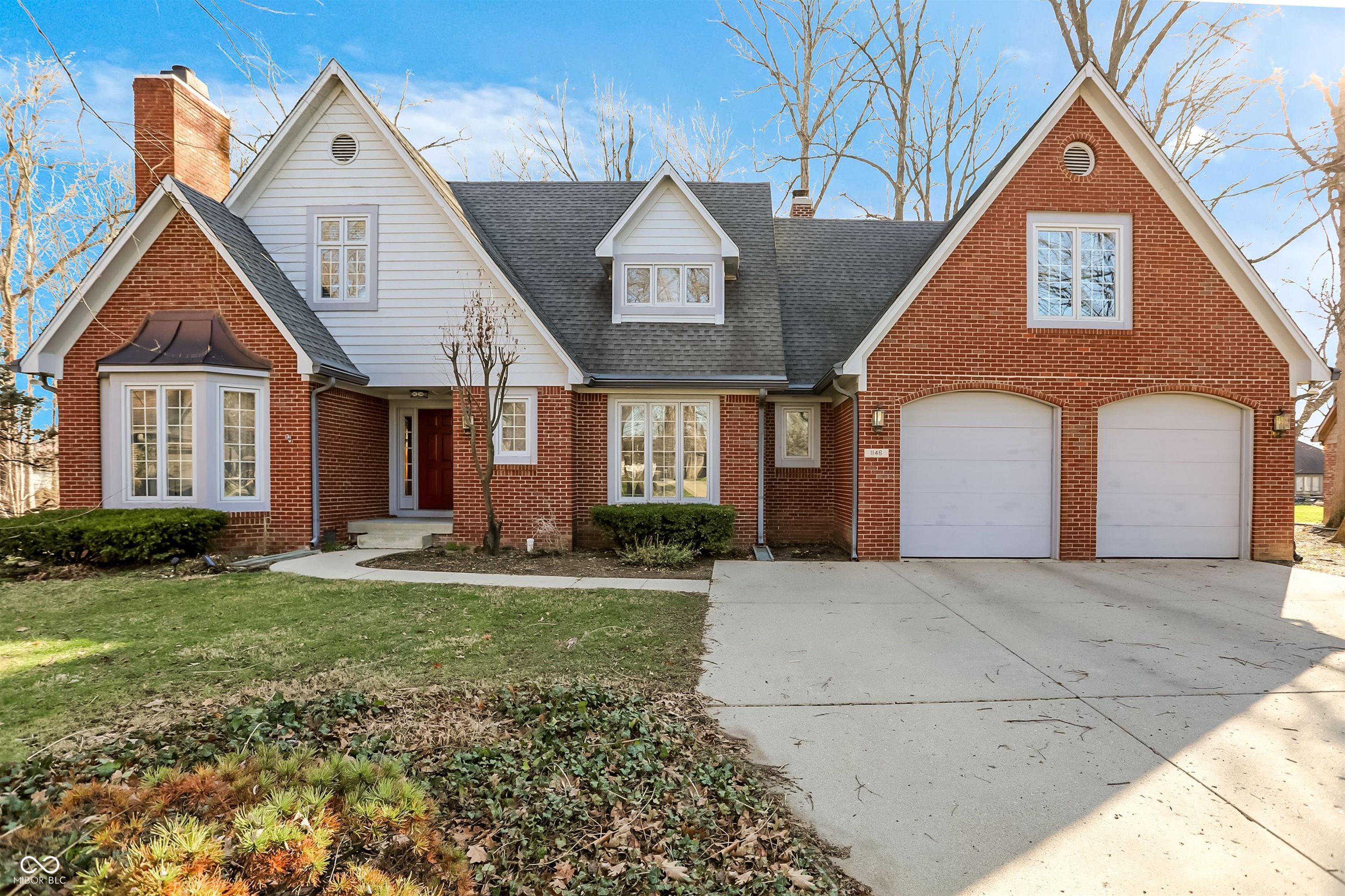 This one-of-a-kind, well-maintained custom home is located in a small, quiet neighborhood and offers freedom with no homeowner's association.  Enjoy the serenity of a quiet cul-de-sac on a spacious .39 acre yard bordering nature. From the beautiful 2-story entry to the large family room with its brick fireplace and gas logs, to the spacious kitchen, every inch of this home feels expansive. The living room features a charming bay window and a second fireplace perfect for entertaining or for a music room. You'll love the sundrenched dining room with its many windows where you can watch deer gather over your morning coffee. The layout is incredibly flexible, offering a first-floor dedicated den/office and a uniquely flexible 4th bedroom with its own private exterior entrance and sink, ideal for a nanny, in-law suite, playroom and more. The primary suite is a true retreat, with its walk-in closet, soaking tub, separate shower, plus a versatile alcove for a nursery, reading nook or home office. Storage will never be an issue, with walk-in closets in every bedroom. You'll never have a line with three full and one guest bath. Step out onto the brand-new deck and outdoor living area with plenty of room to play, relax, cookout and enjoy the view. Practicality meets efficiency with a large upstairs laundry room complete with a utility sink, cabinets and folding counter. The massive 3-car tandem garage and workshop area leads to the perfect place for a mudroom.  Enjoy a new water heater, and surprisingly low energy bills. This is a wonderful home in a great location just waiting for your finishing touches to make it your own.