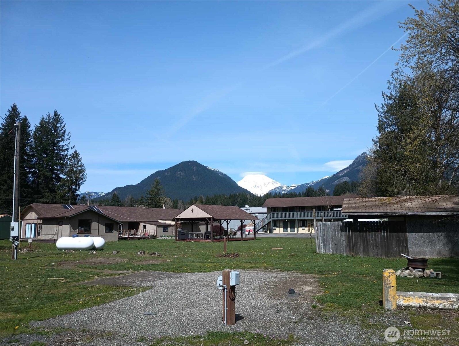 MT RAINIER VIEW building lot in the heart of the recreational hub of Packwood! Level and READY TO BUILD lot within walking distance of all downtown Packwood amenities. Power, water and septic are on-site already and just waiting for your plans or bring your RV now and build later. Enjoy recreational opportunities at every season - hiking, biking, fishing, hunting and skiing to name a few. Property is zoned Small Town UGA - Mixed Use for a variety of potential uses - including residential and commercial!